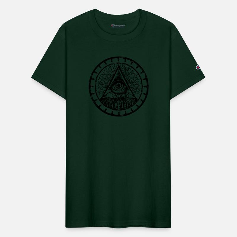 Nature's Illumination: Forest Triangle