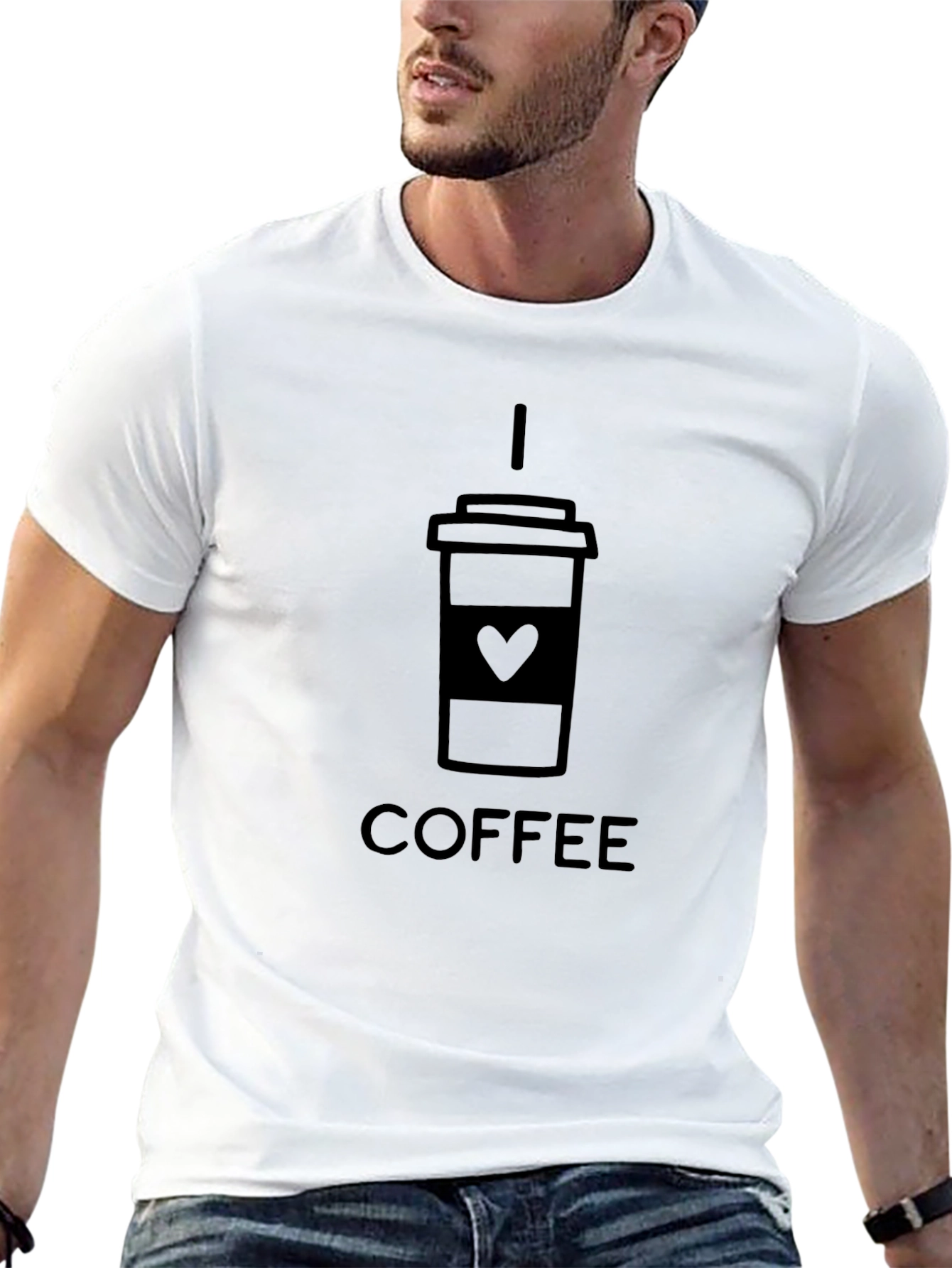 Coffee Lover Graphic Tee - Black Casual T-Shirt