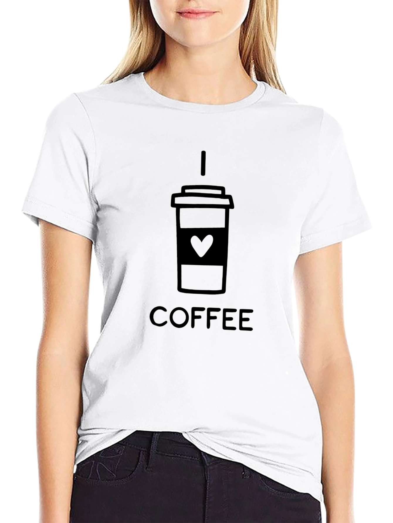 Coffee Lover Graphic Tee - Black Casual T-Shirt