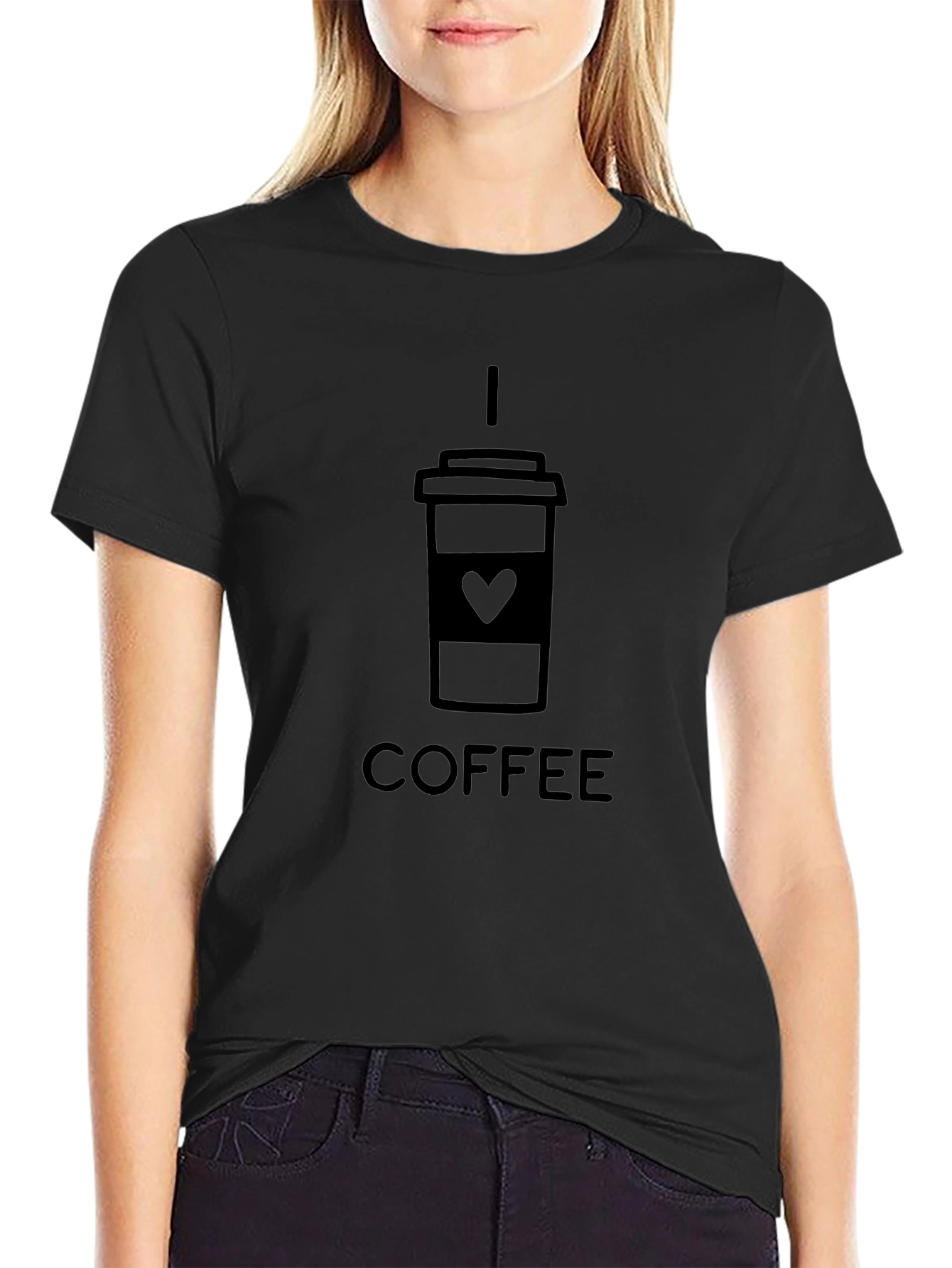 Coffee Lover Graphic Tee - Black Casual T-Shirt