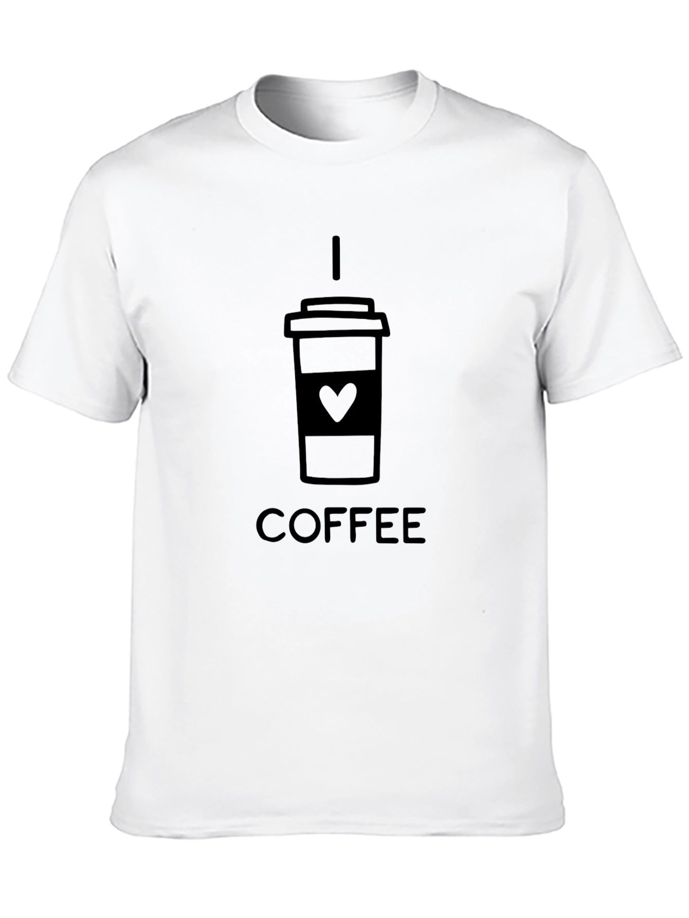 Coffee Lover Graphic Tee - Black Casual T-Shirt