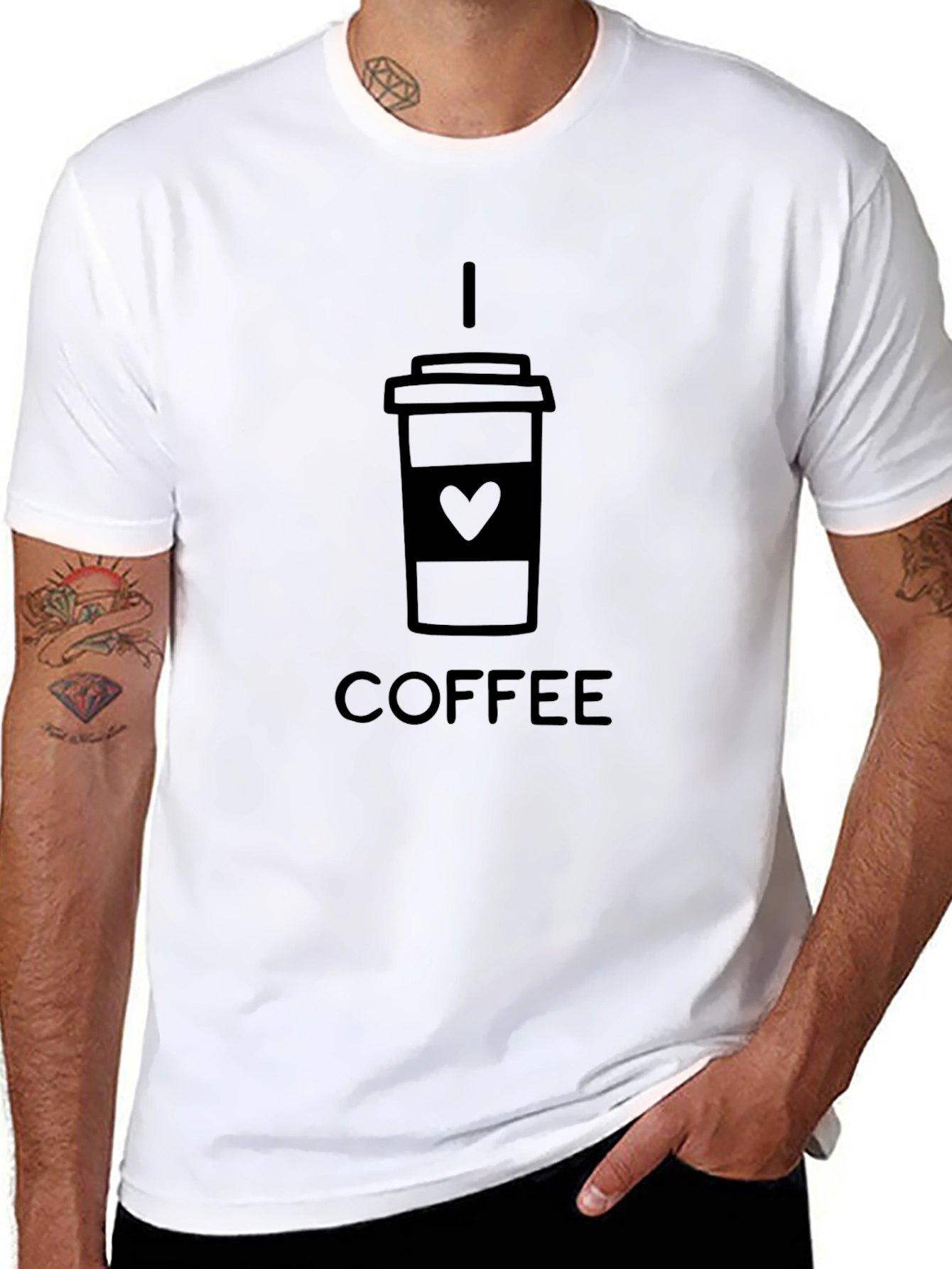 Coffee Lover Graphic Tee - Black Casual T-Shirt