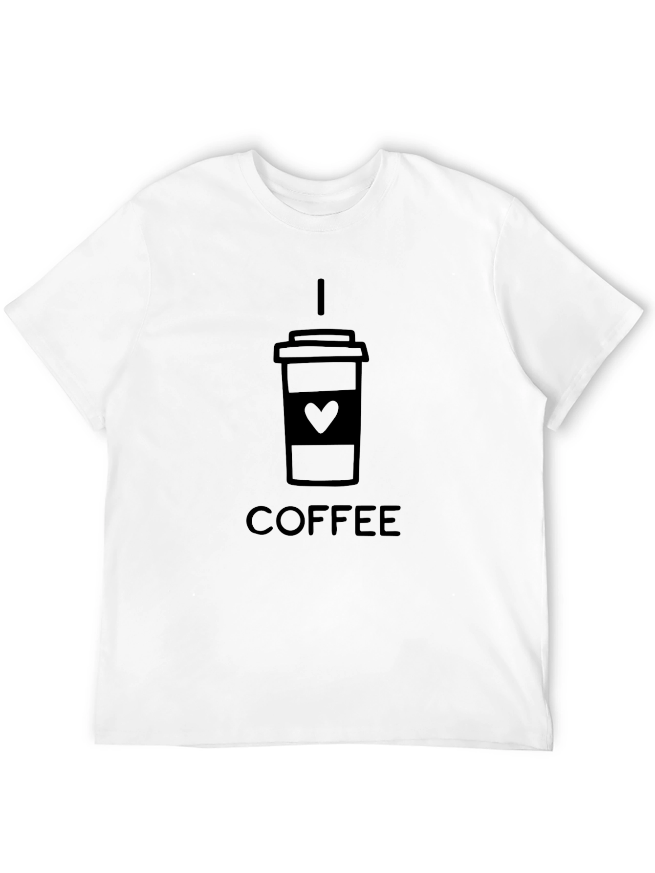 Coffee Lover Graphic Tee - Black Casual T-Shirt