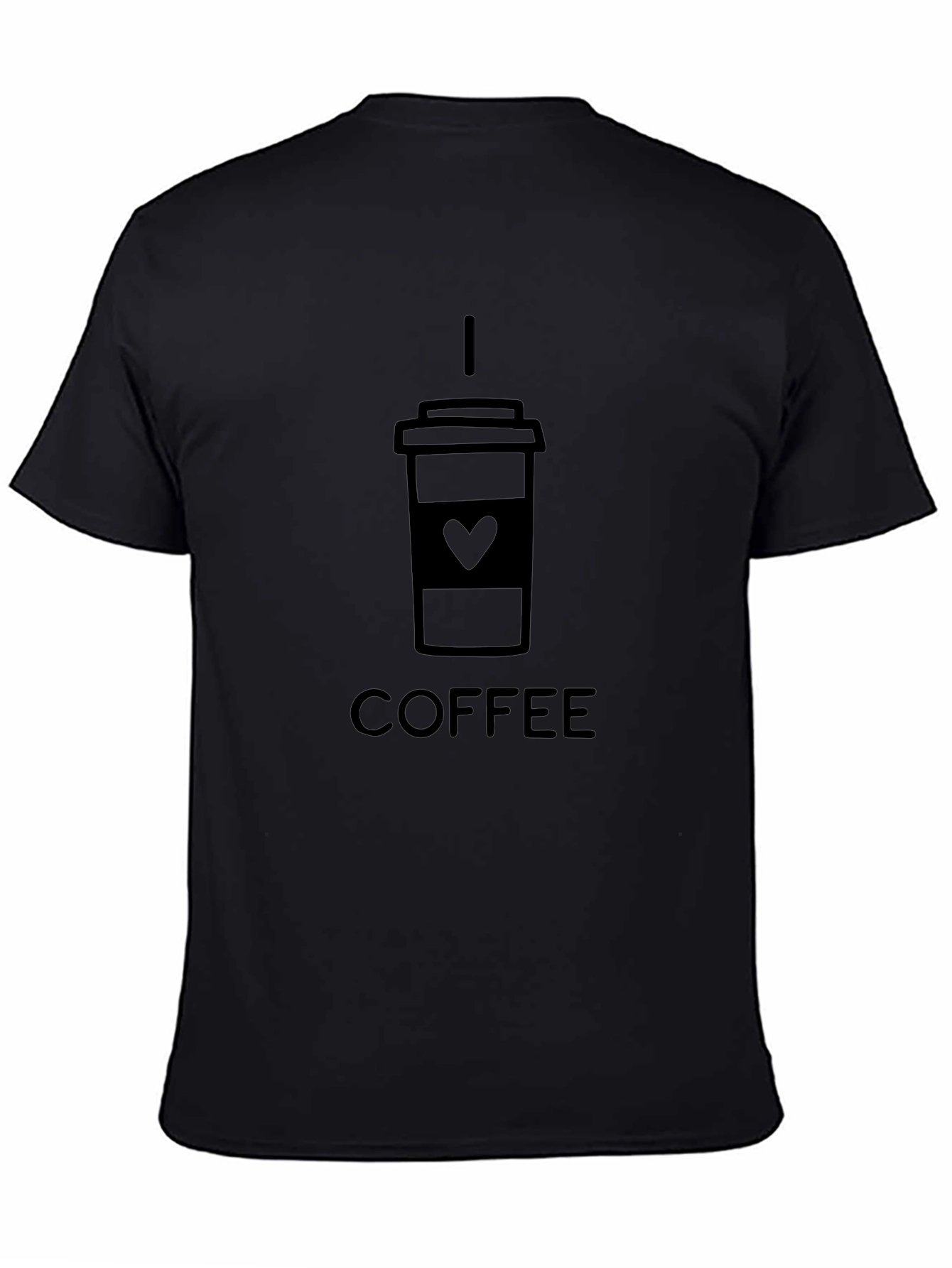 Coffee Lover Graphic Tee - Black Casual T-Shirt