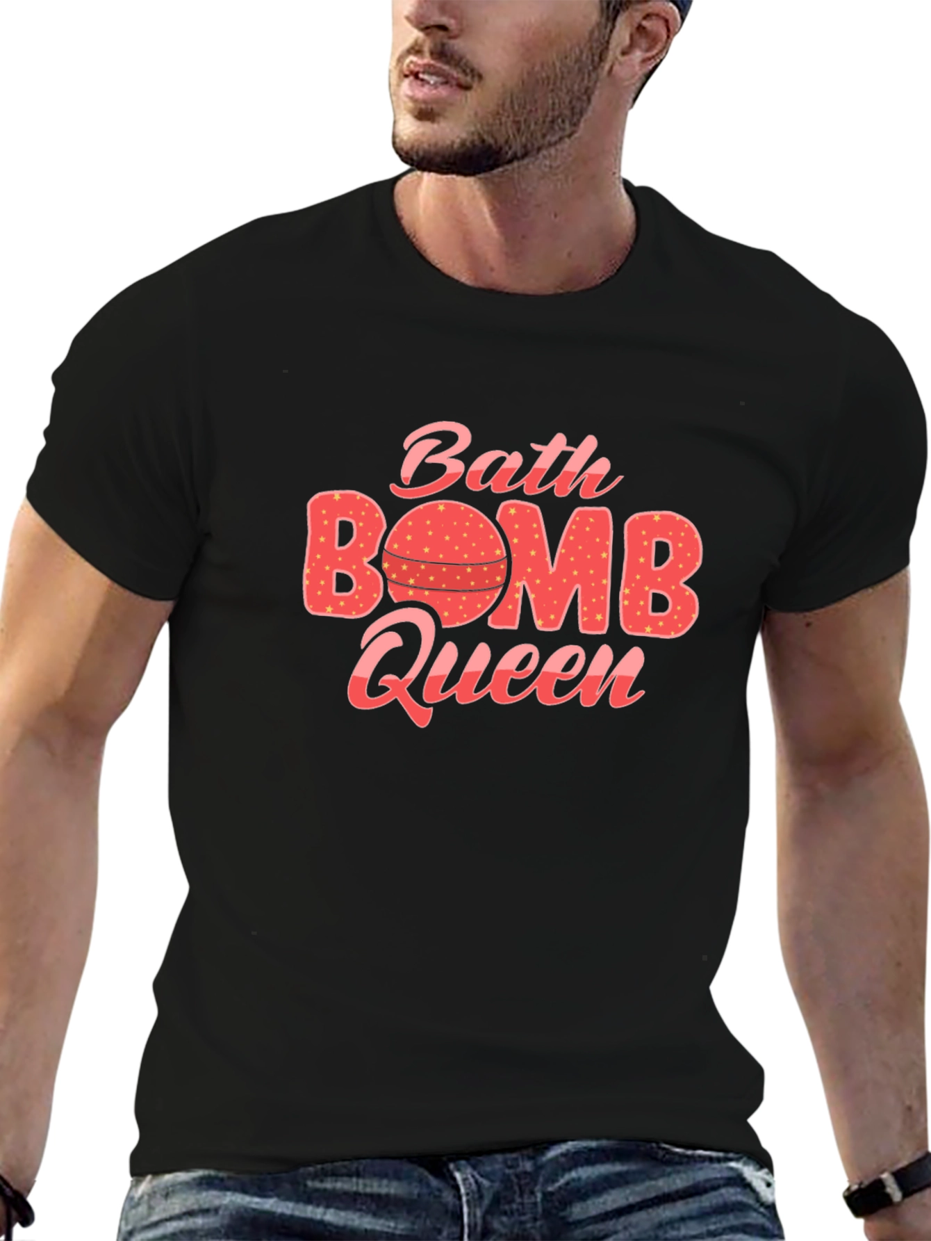 Bath Bomb Queen Black T-Shirt