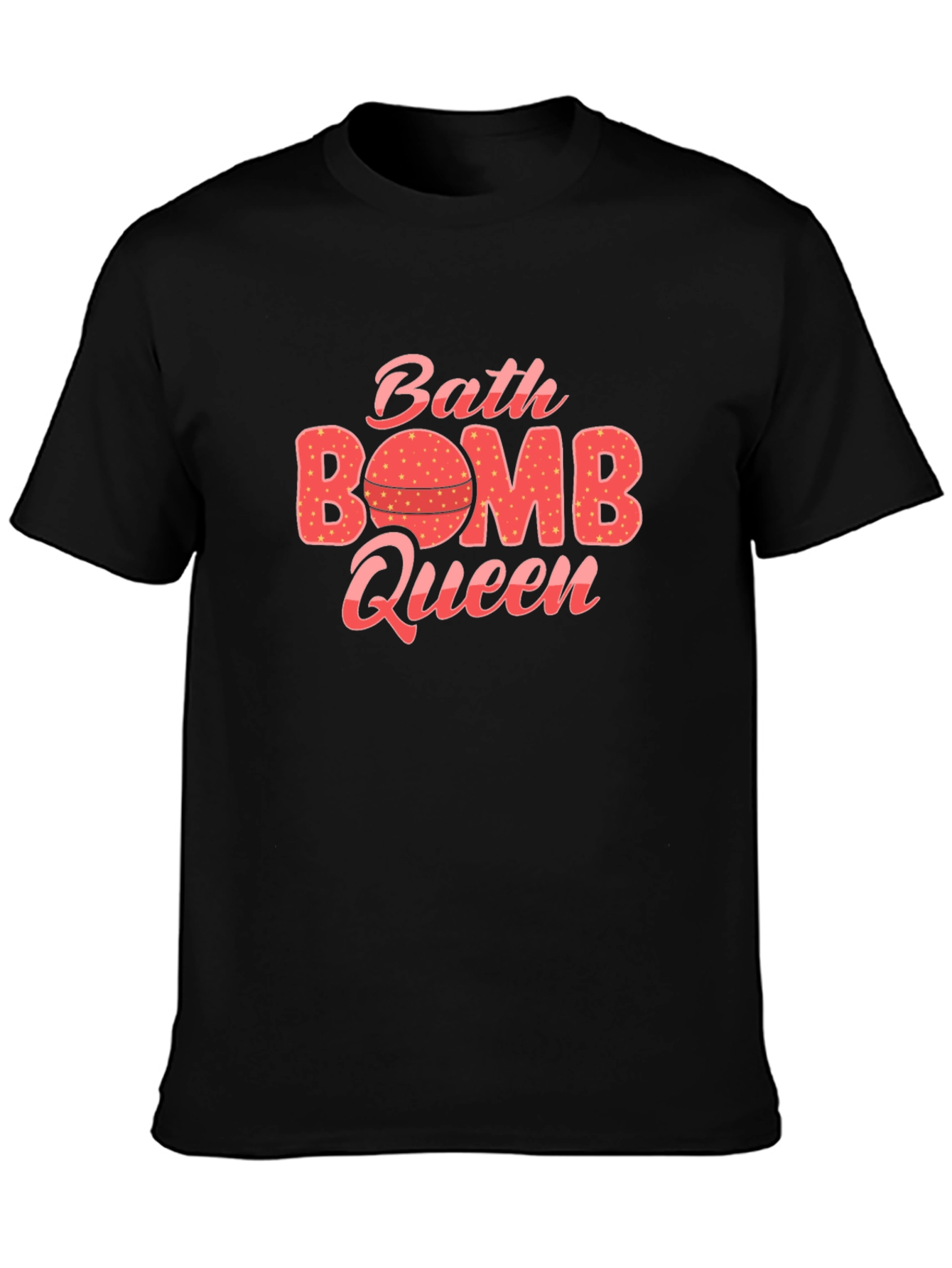 Bath Bomb Queen Black T-Shirt