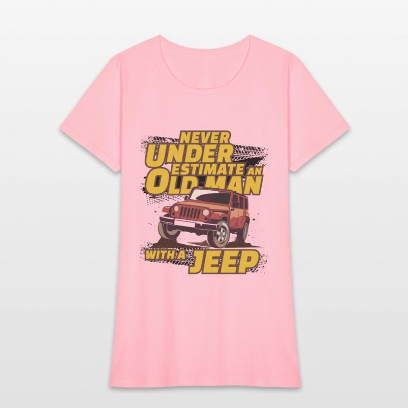 Never Underestimate An Old Man with A Jeep Brown
