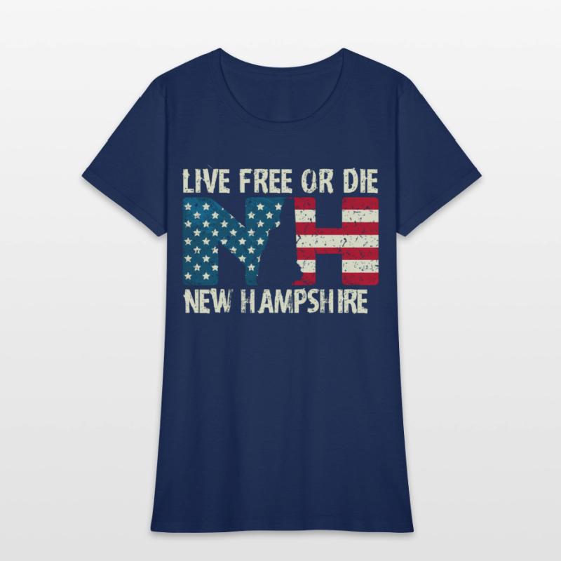 New Hampshire Patriotic Live Free Or Die Product
