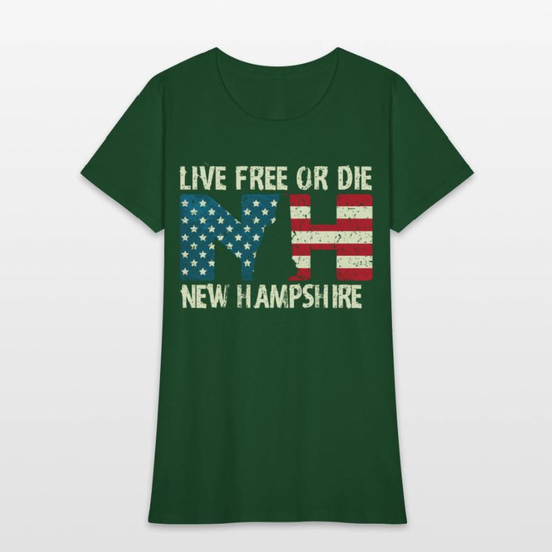 New Hampshire Patriotic Live Free Or Die Product