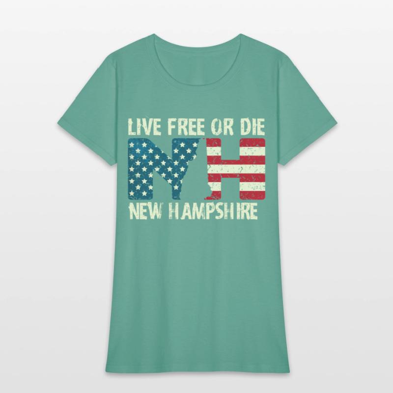 New Hampshire Patriotic Live Free Or Die Product