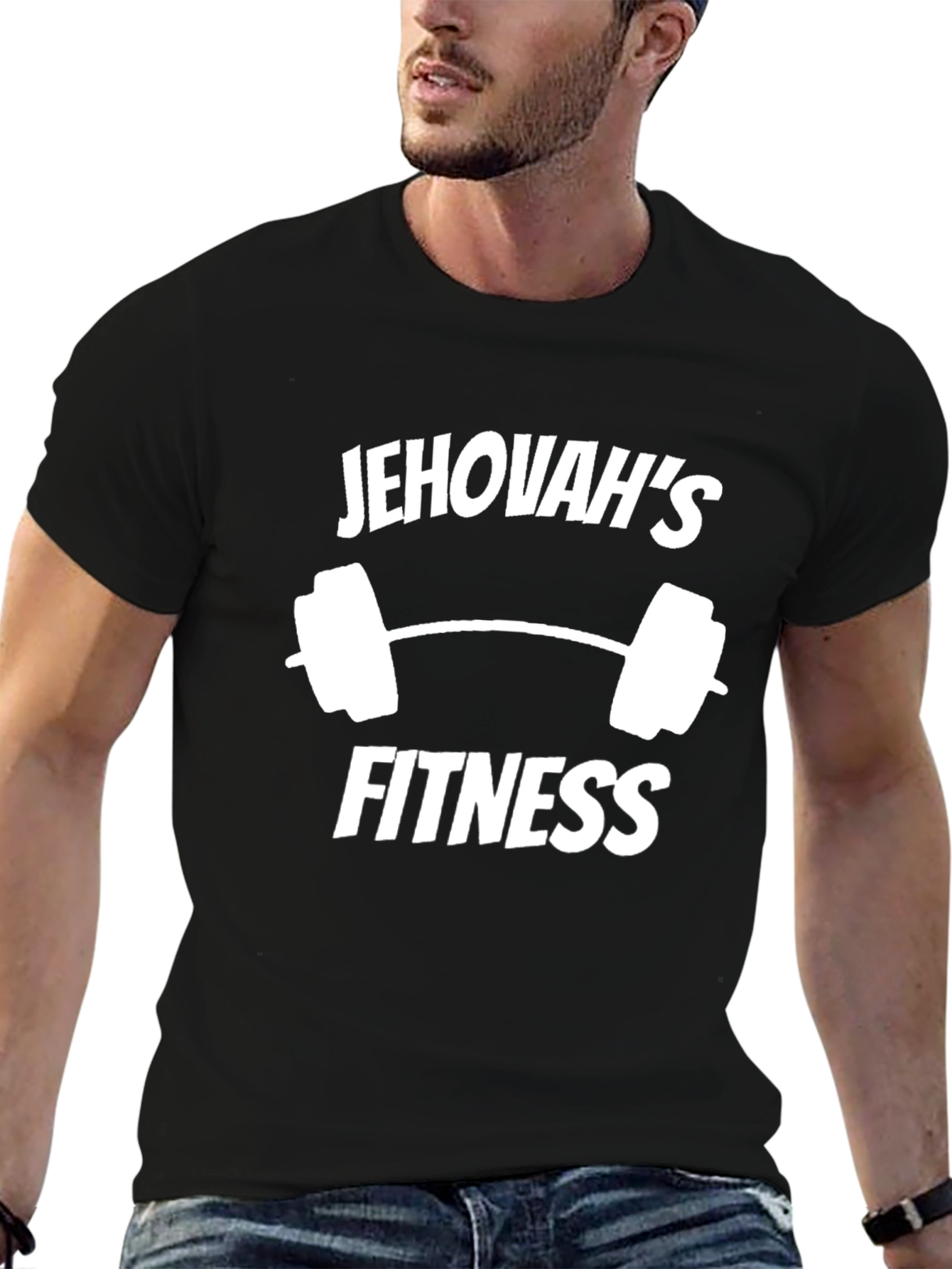 Jehovahs Fitness Black T-Shirt