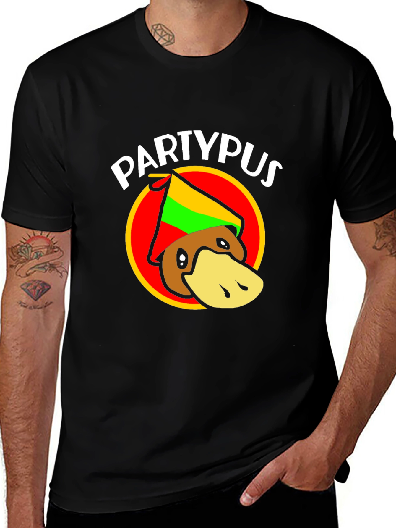 Party Platypus T-Shirt - Unique Graphic Tee