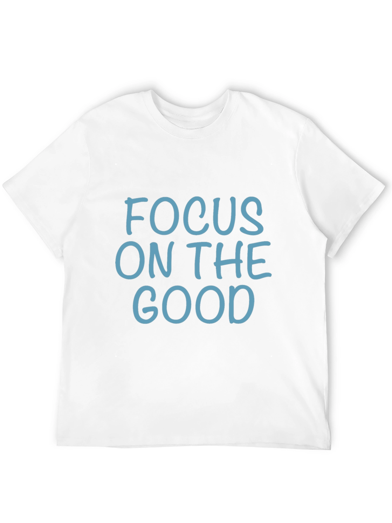 Focus On The Good Graphic Black T-Shirt