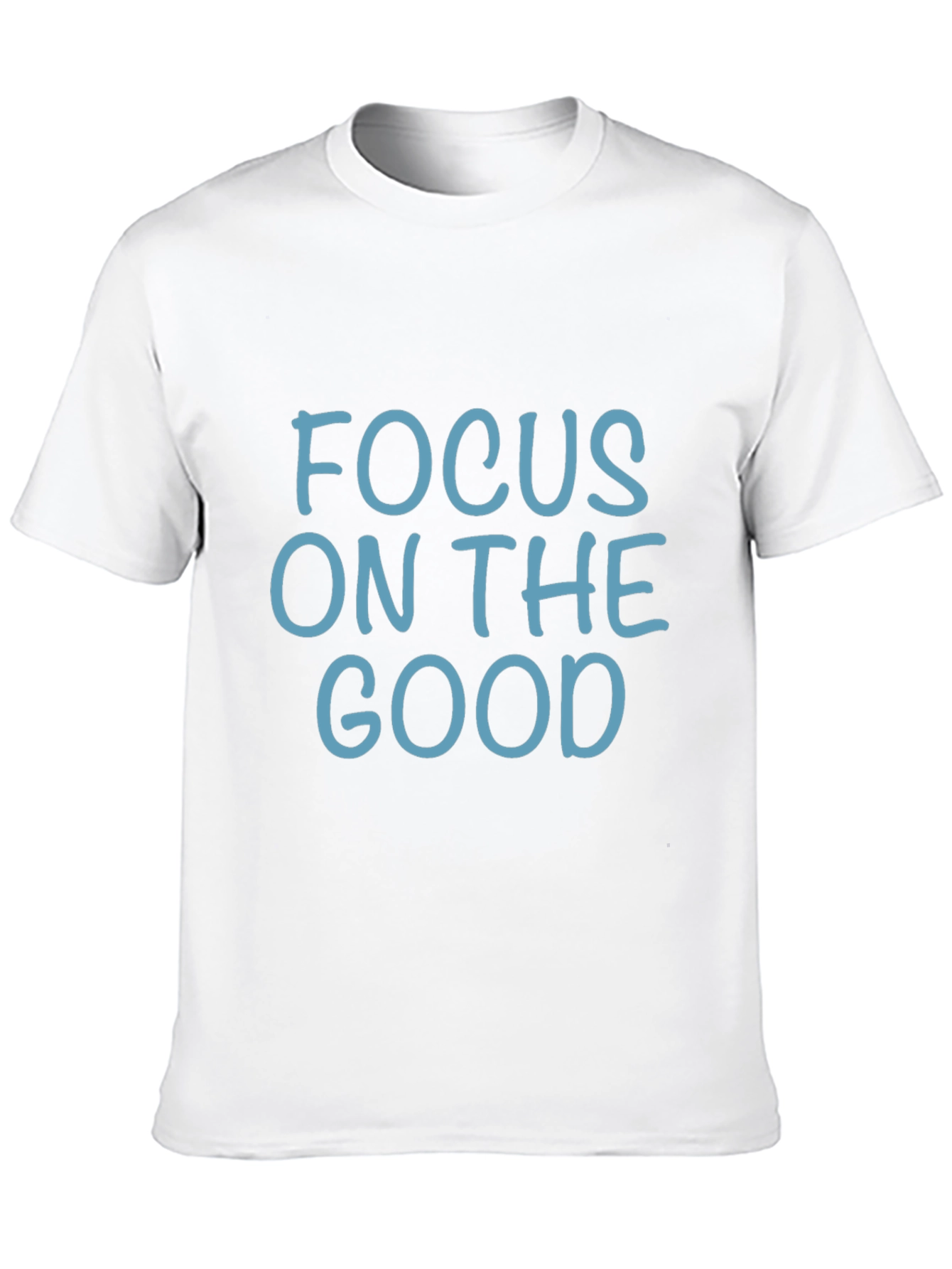 Focus On The Good Graphic Black T-Shirt