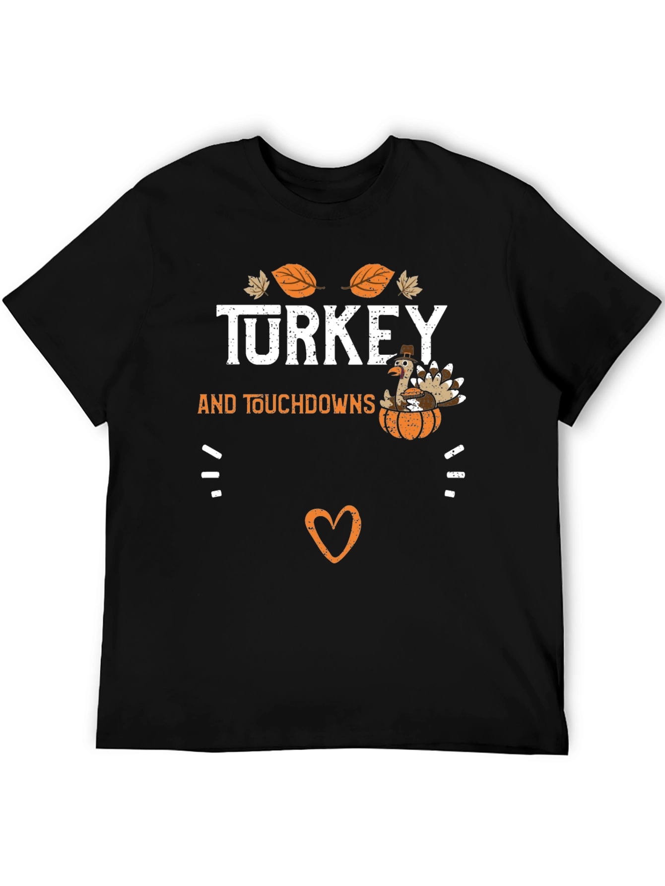 Turkey and Touchdowns Thanksgiving T-Shirt