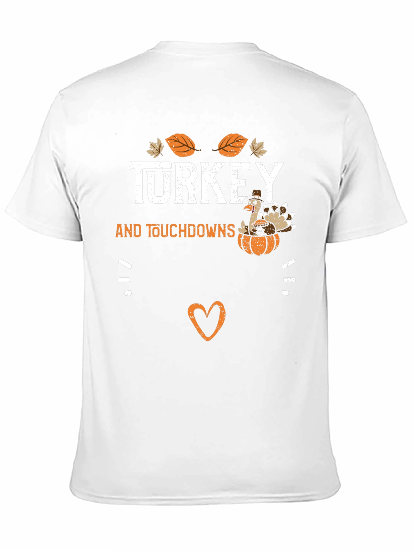 Turkey and Touchdowns Thanksgiving T-Shirt