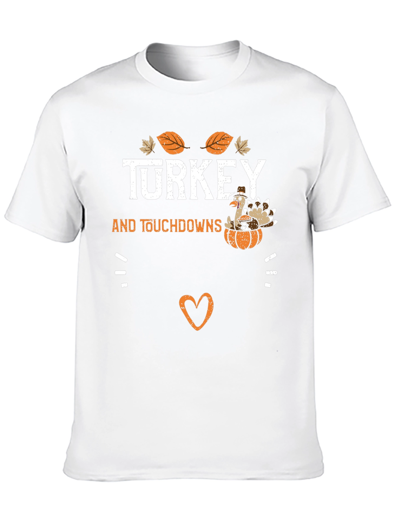 Turkey and Touchdowns Thanksgiving T-Shirt