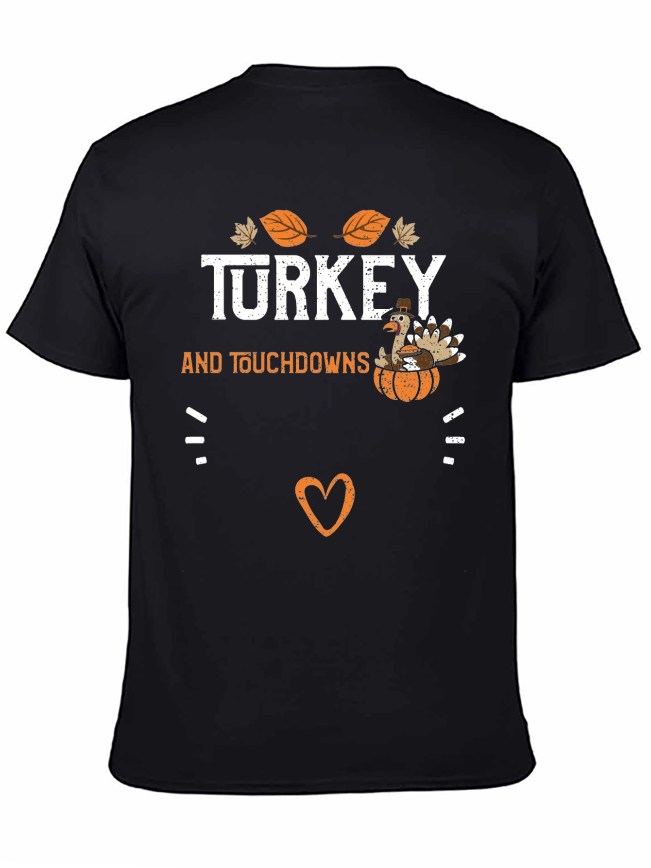 Turkey and Touchdowns Thanksgiving T-Shirt