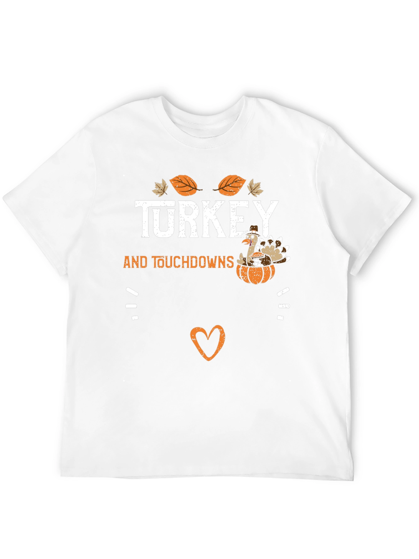 Turkey and Touchdowns Thanksgiving T-Shirt