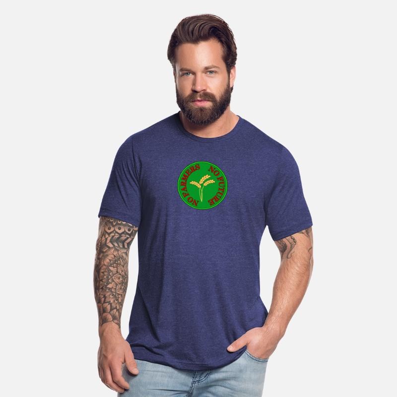 No Farmers no food no future slogan in green