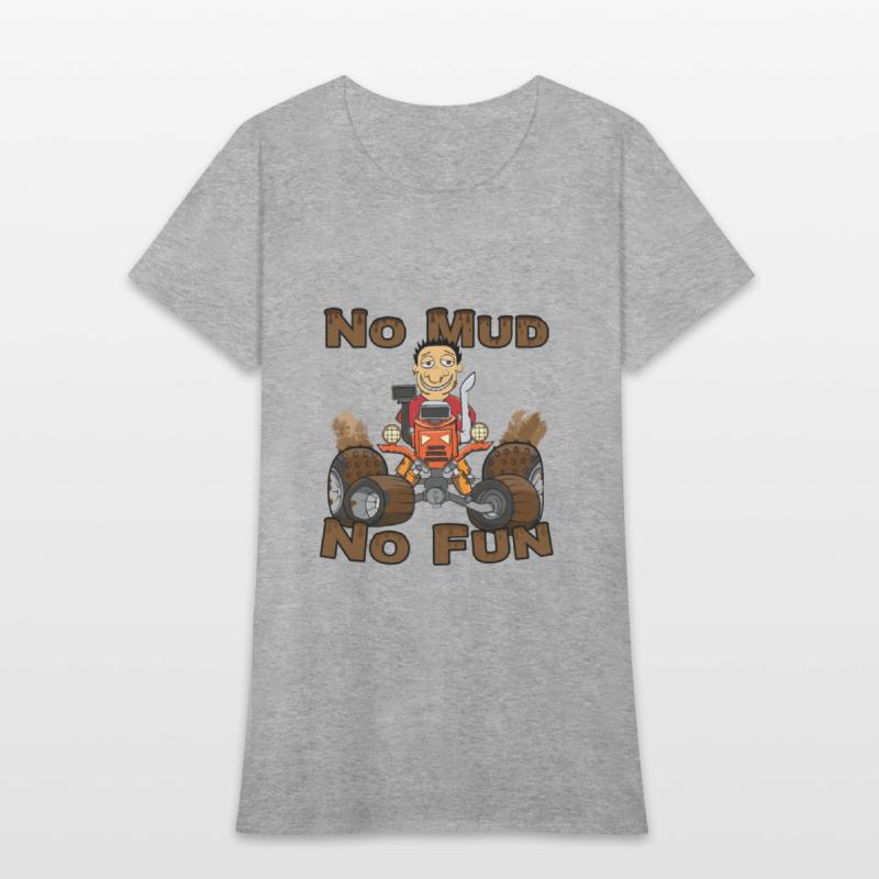 No Mud No Fun Off Road Tractor Red