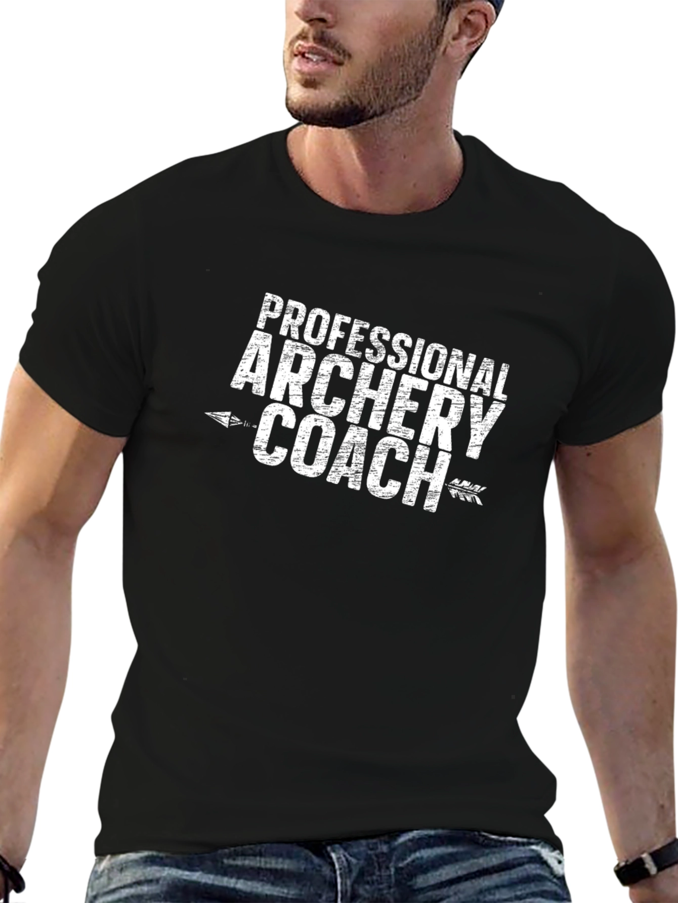 Professional Archery Coach T-Shirt - Black