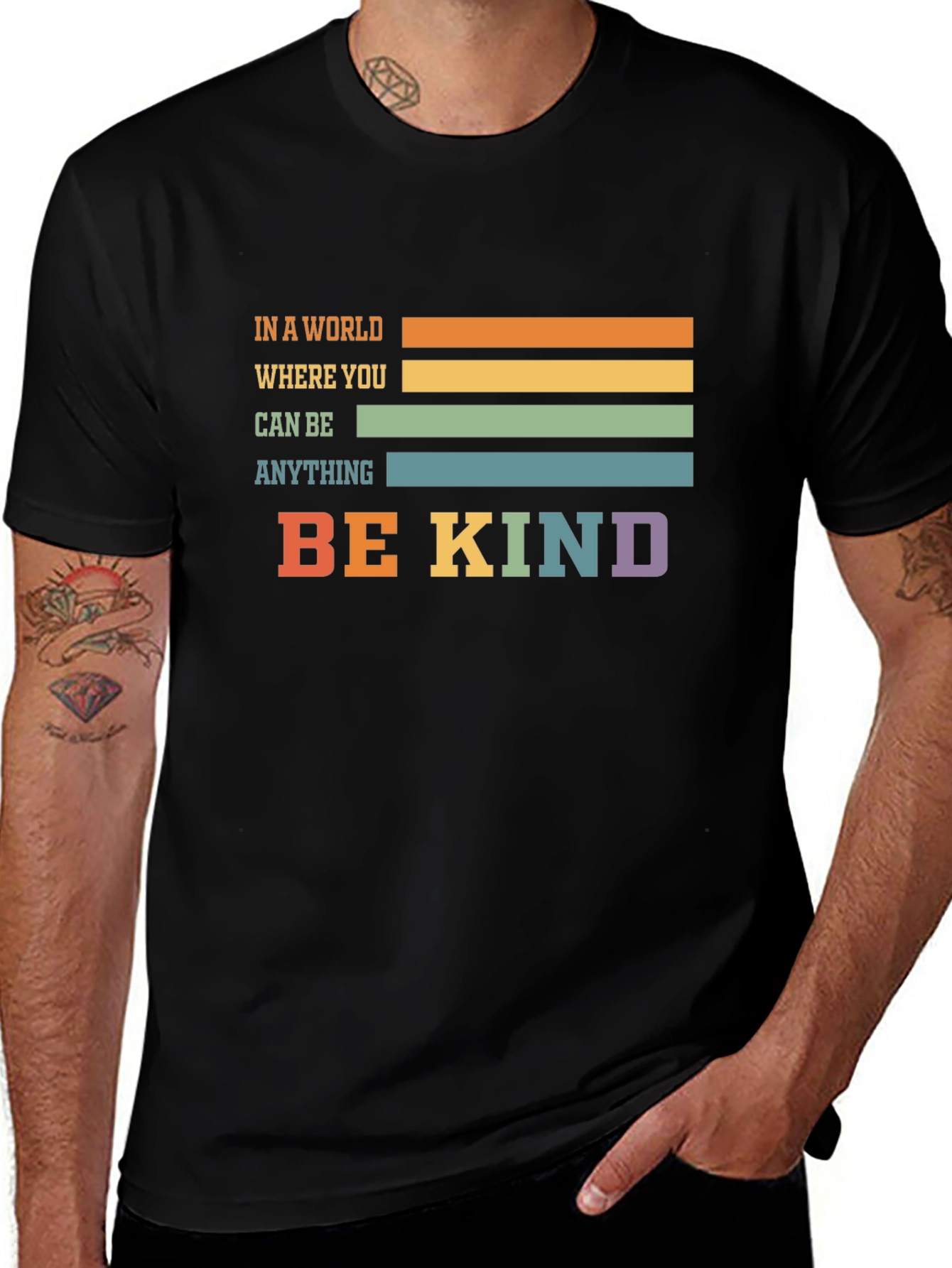 Be Kind Graphic T-Shirt - Inspiring Positive Message Tee