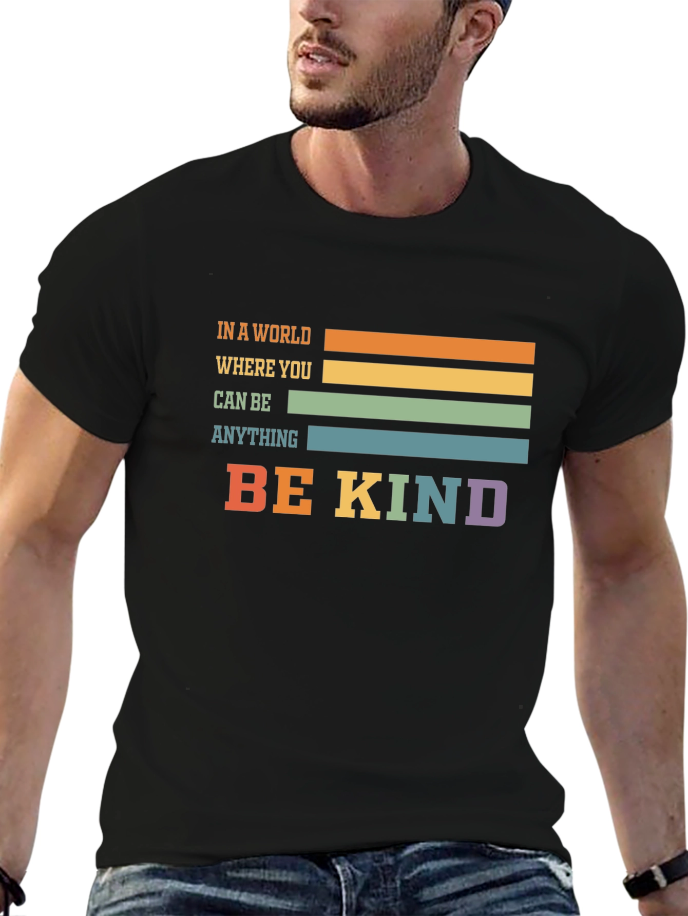 Be Kind Graphic T-Shirt - Inspiring Positive Message Tee