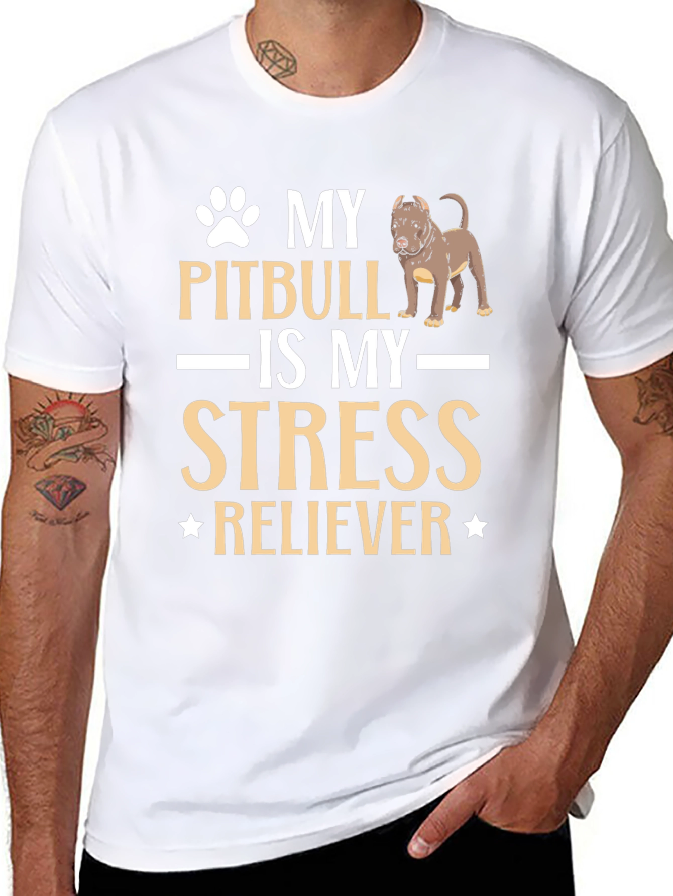 Pitbull Stress Reliever T-Shirt