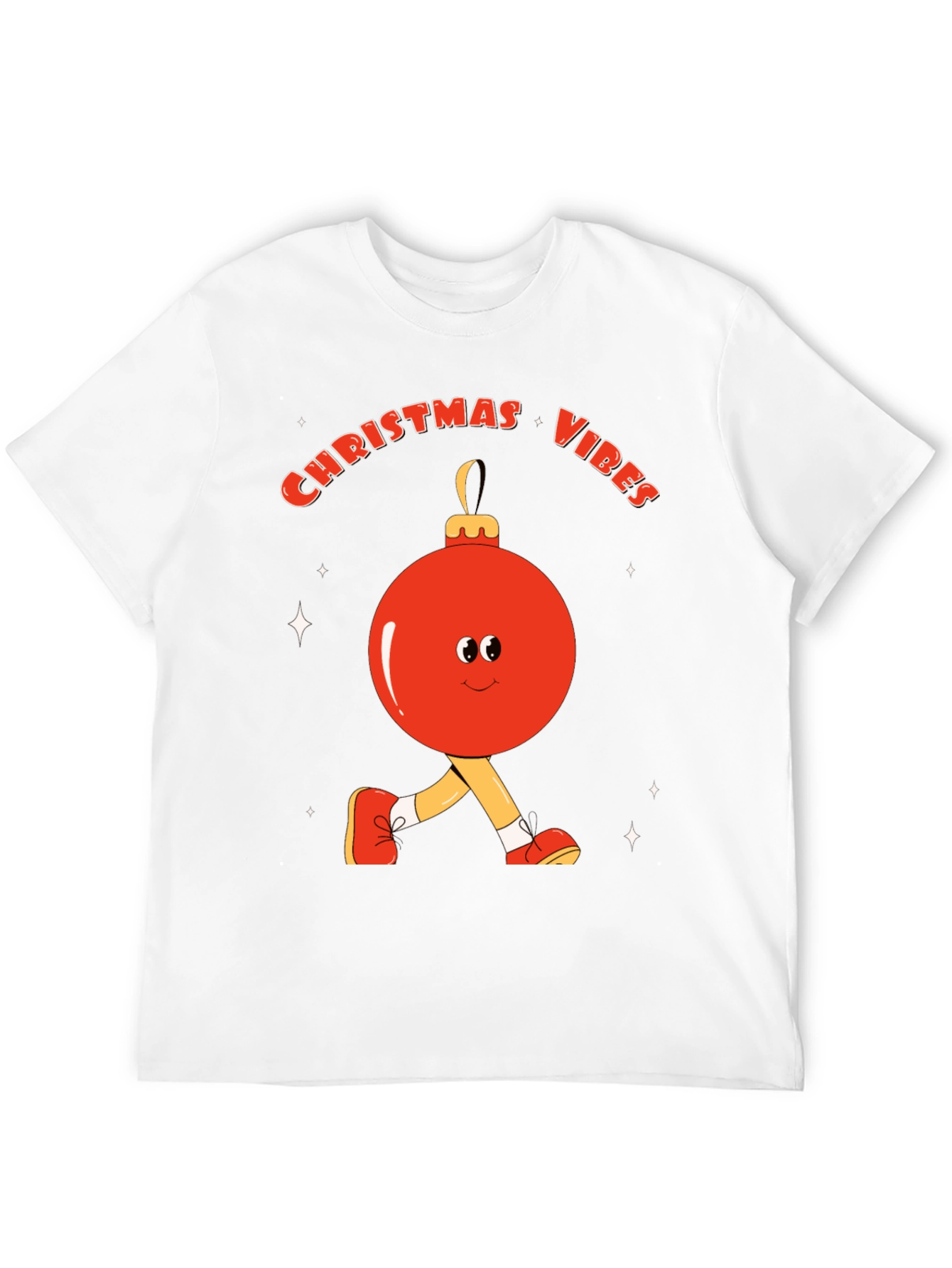 Christmas Vibes Graphic Tee - Holiday Cheer