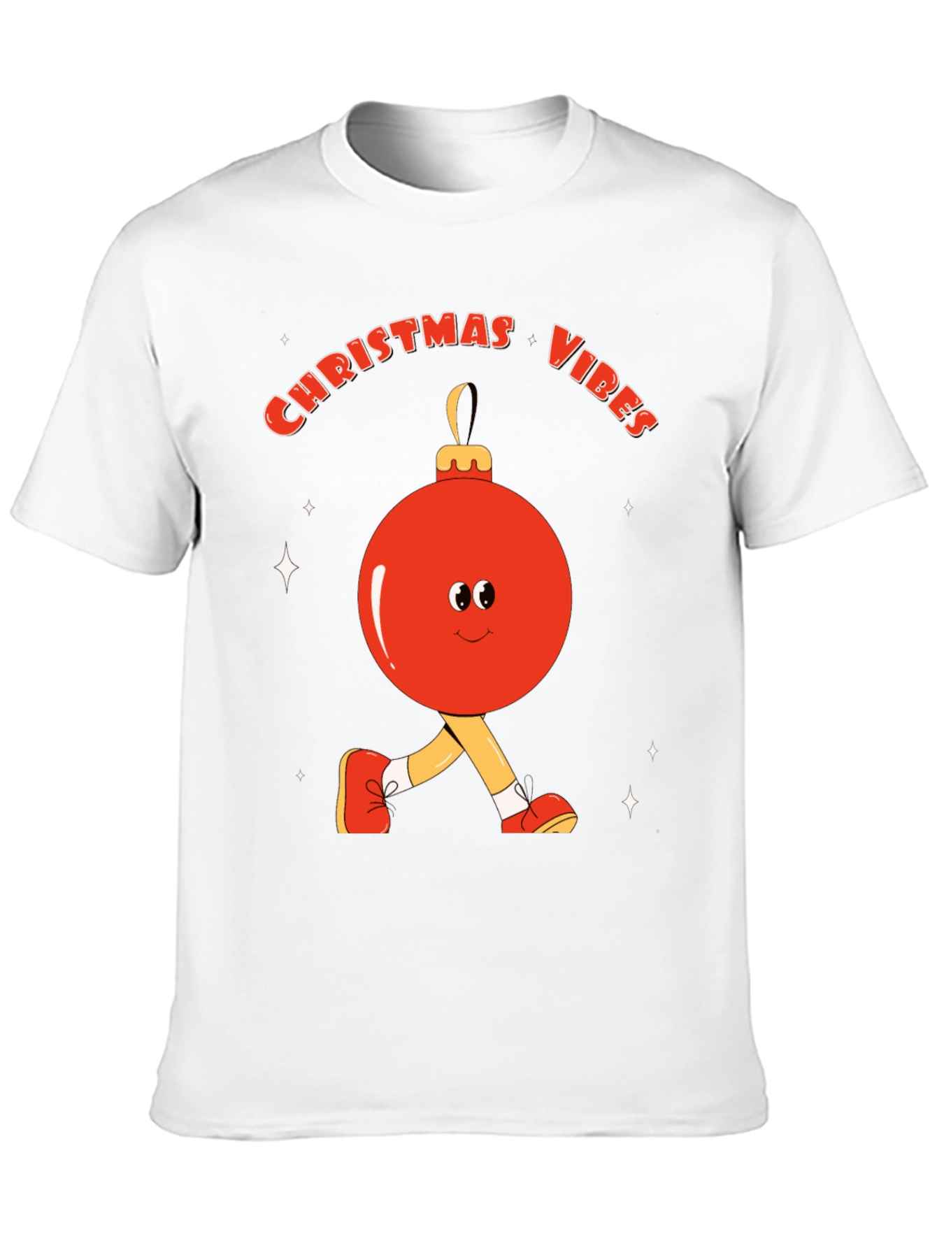 Christmas Vibes Graphic Tee - Holiday Cheer
