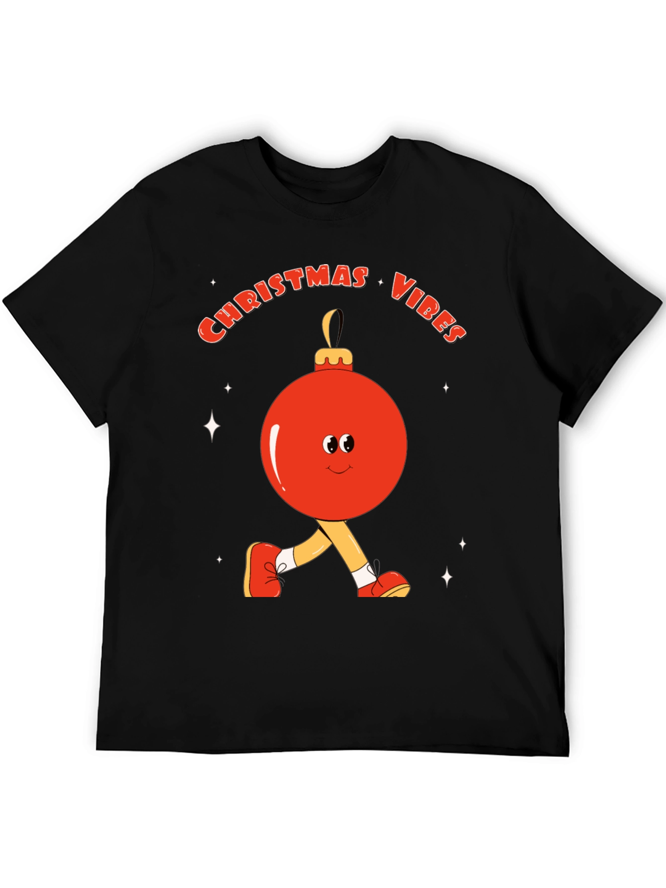 Christmas Vibes Graphic Tee - Holiday Cheer