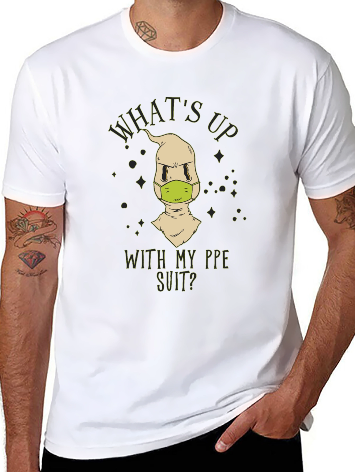 PPE Suit Cartoon T-Shirt