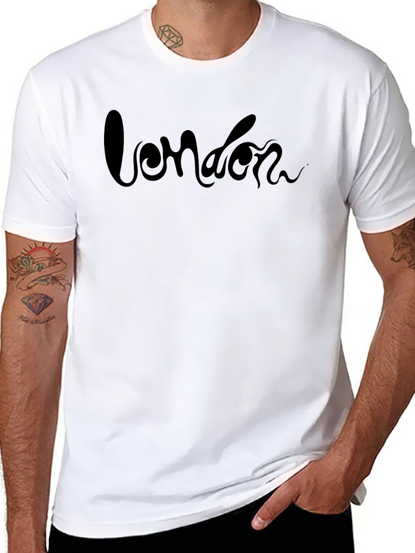 London Graphic Black T-Shirt