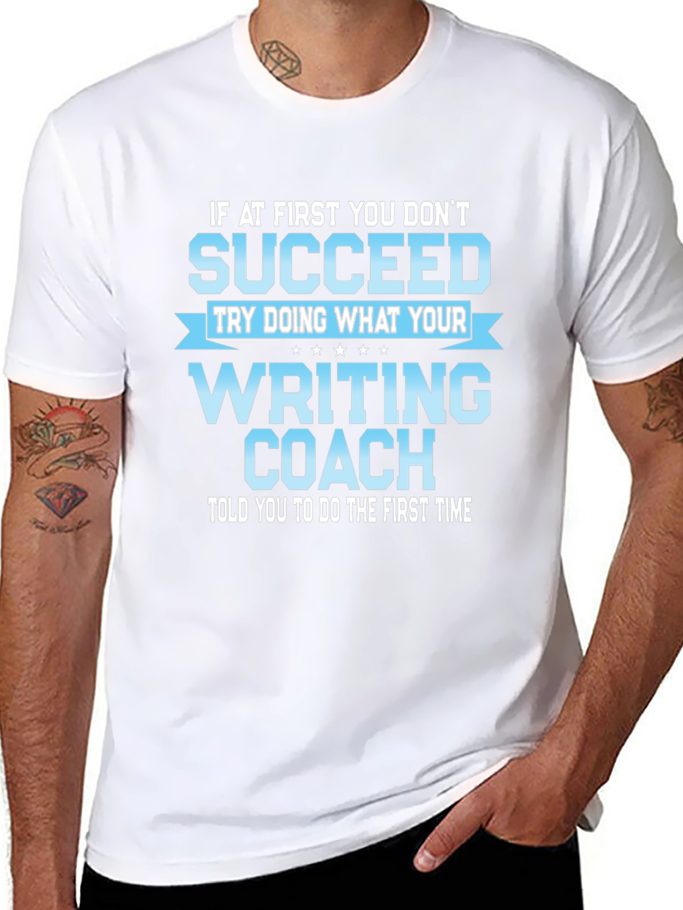 Writing Coach T-Shirt - Funny Novelty Tee