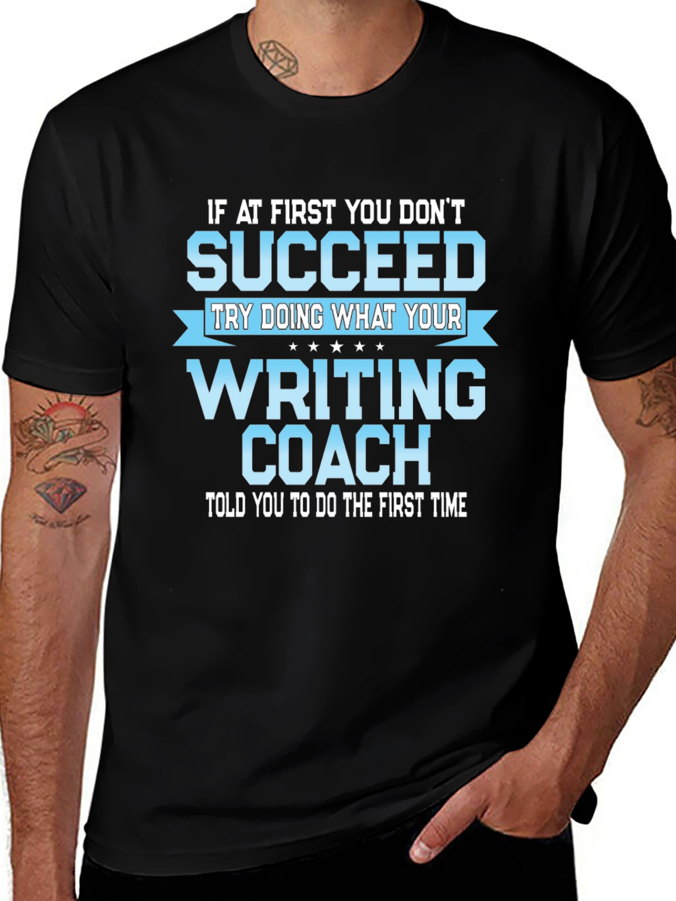 Writing Coach T-Shirt - Funny Novelty Tee