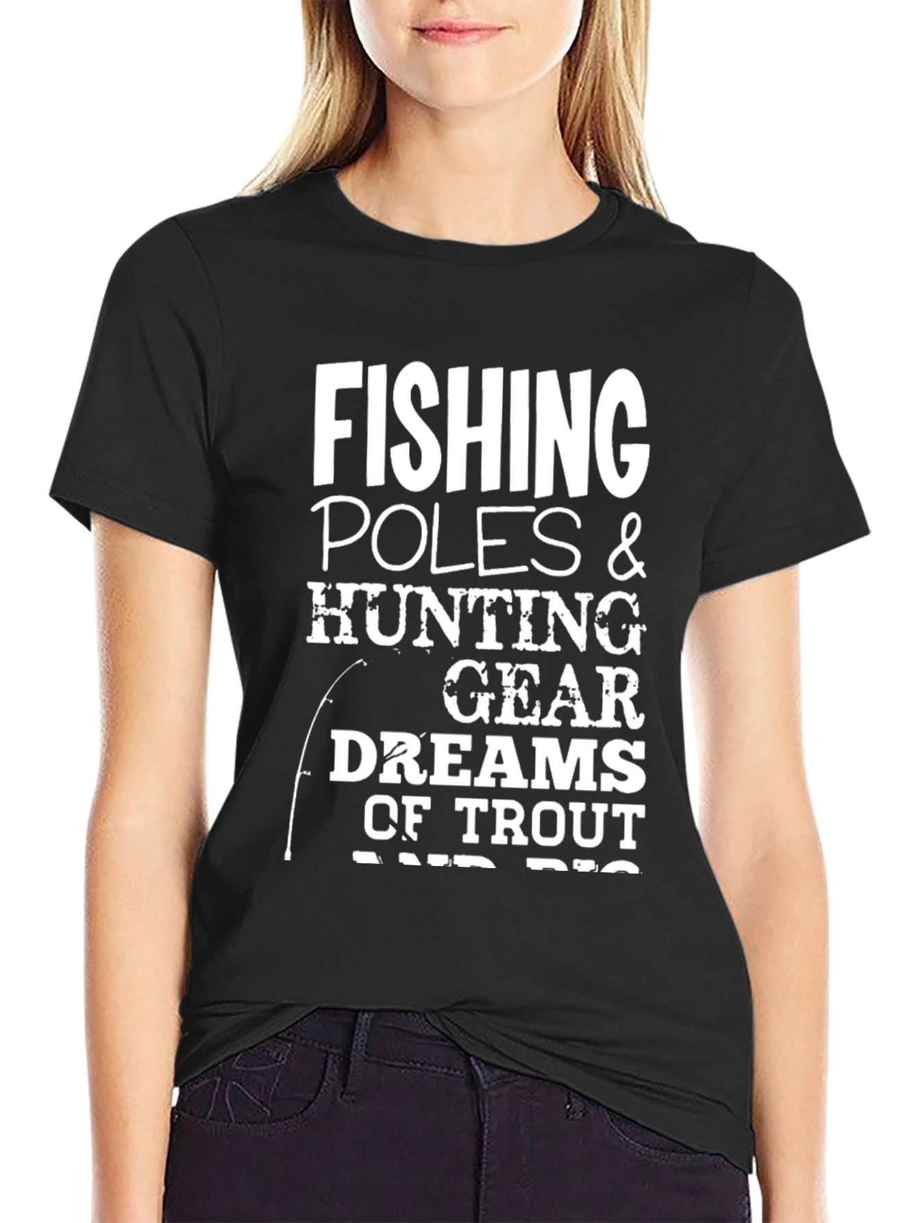Fishing Hunting Trout Dreams Graphic T-Shirt