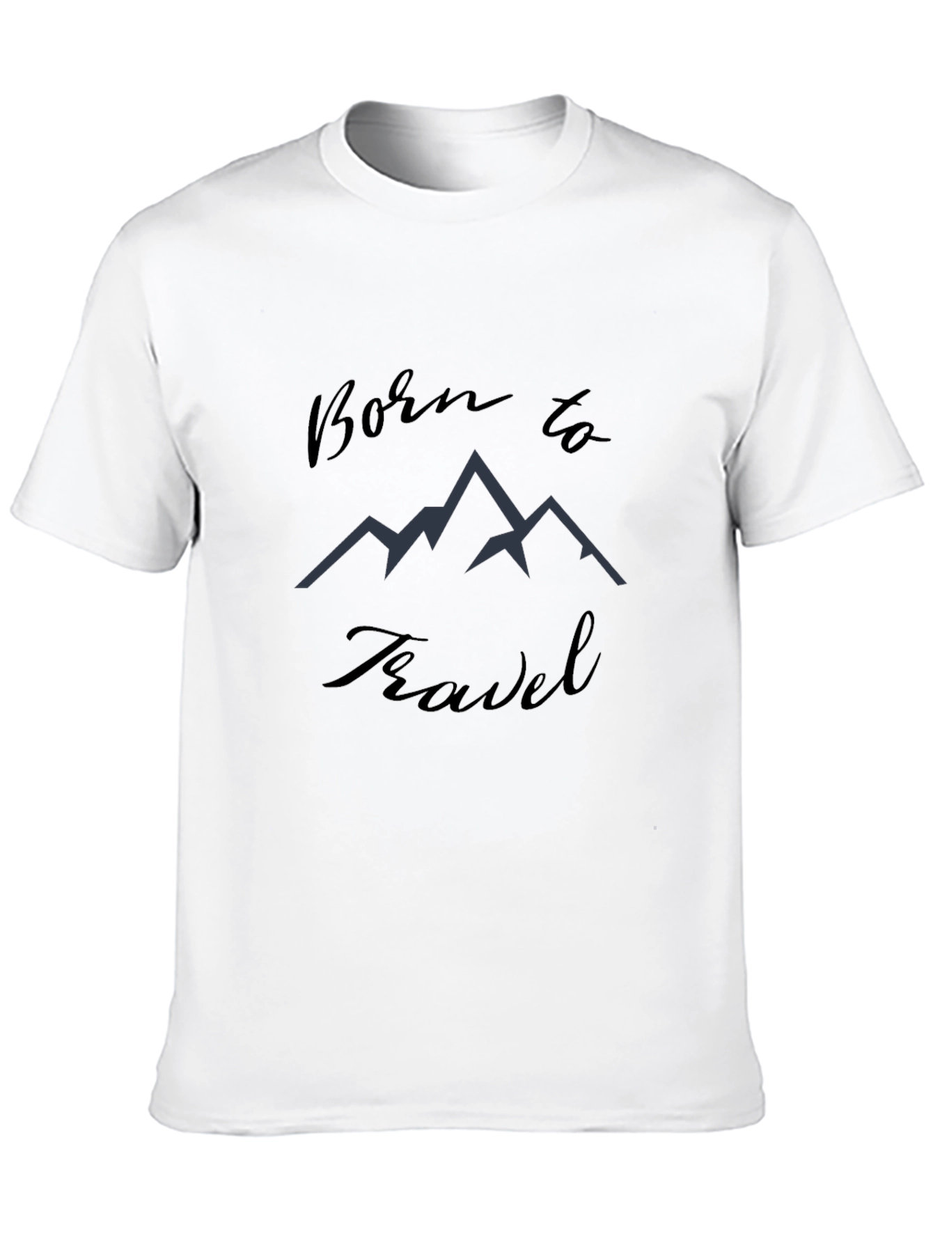 Born to Travel T-Shirt - Mountain Design