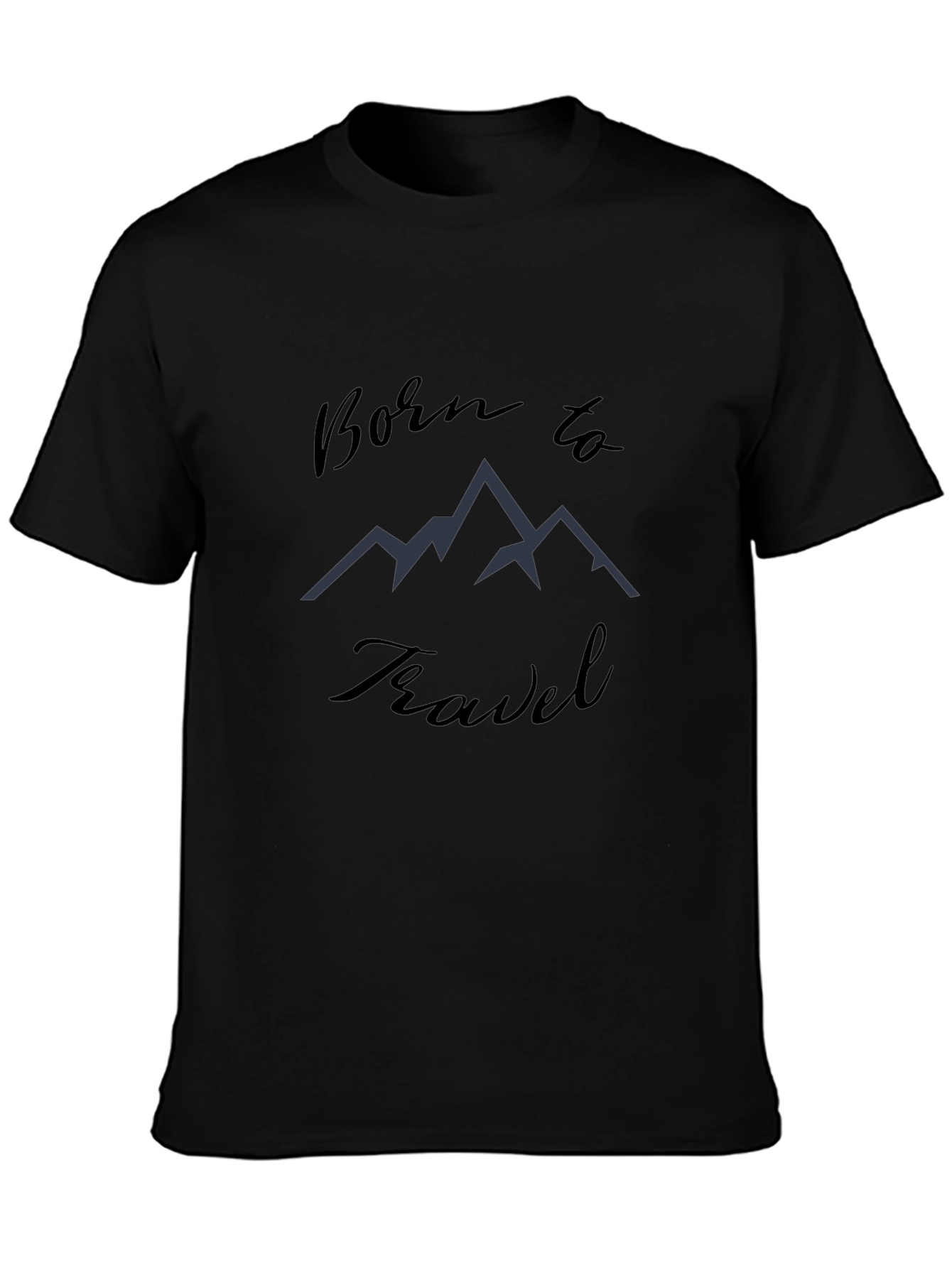 Born to Travel T-Shirt - Mountain Design