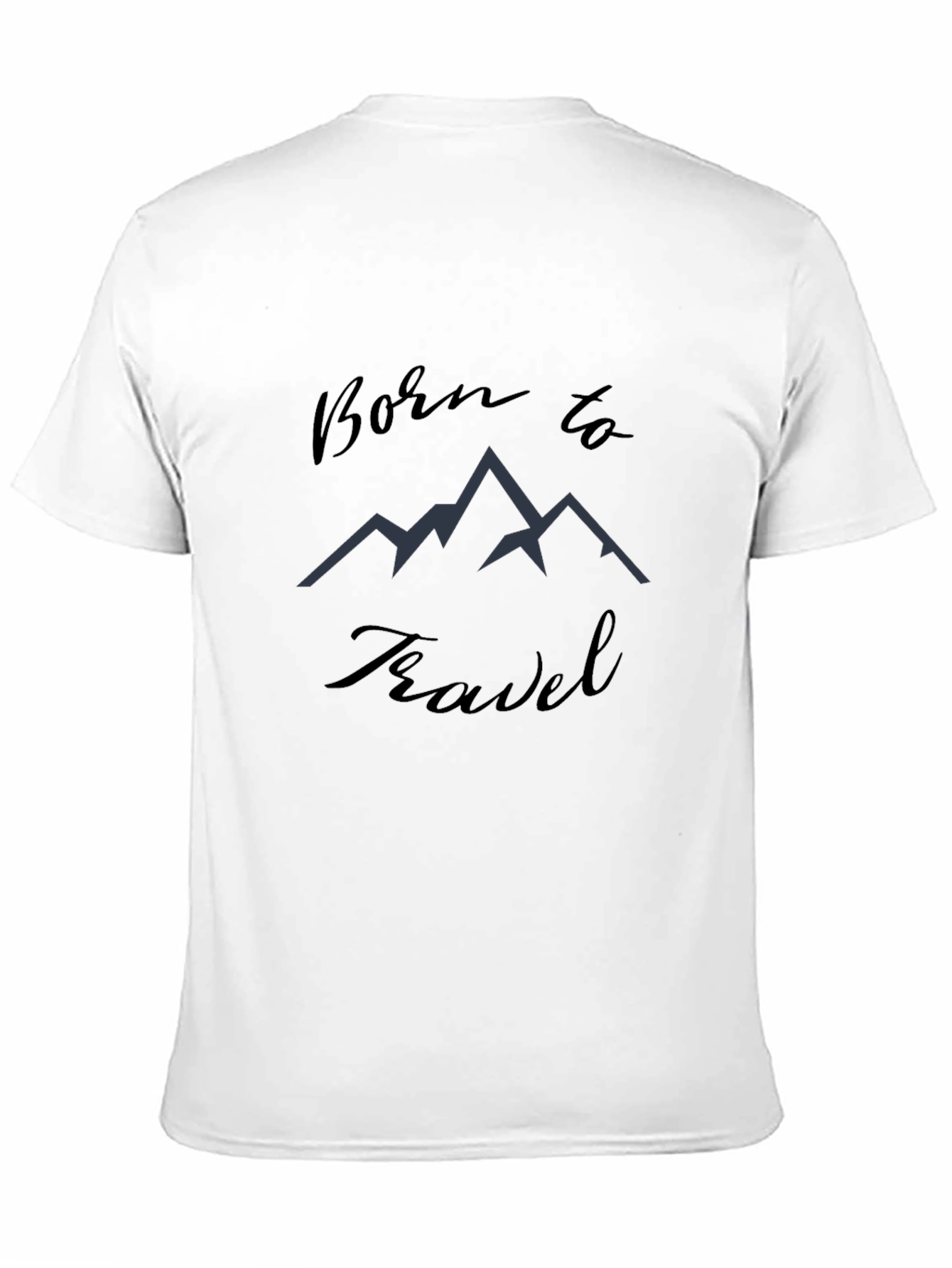 Born to Travel T-Shirt - Mountain Design