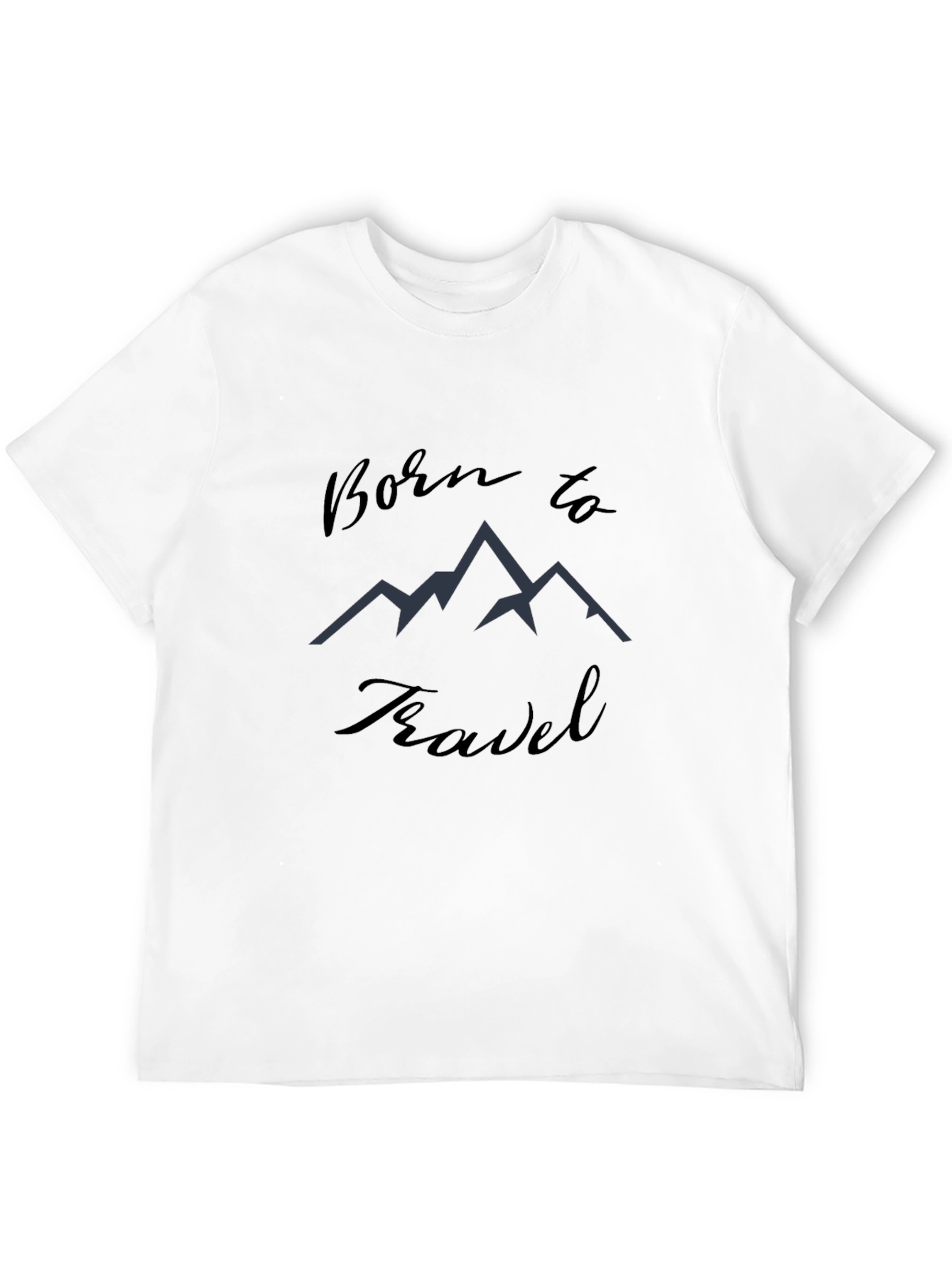 Born to Travel T-Shirt - Mountain Design