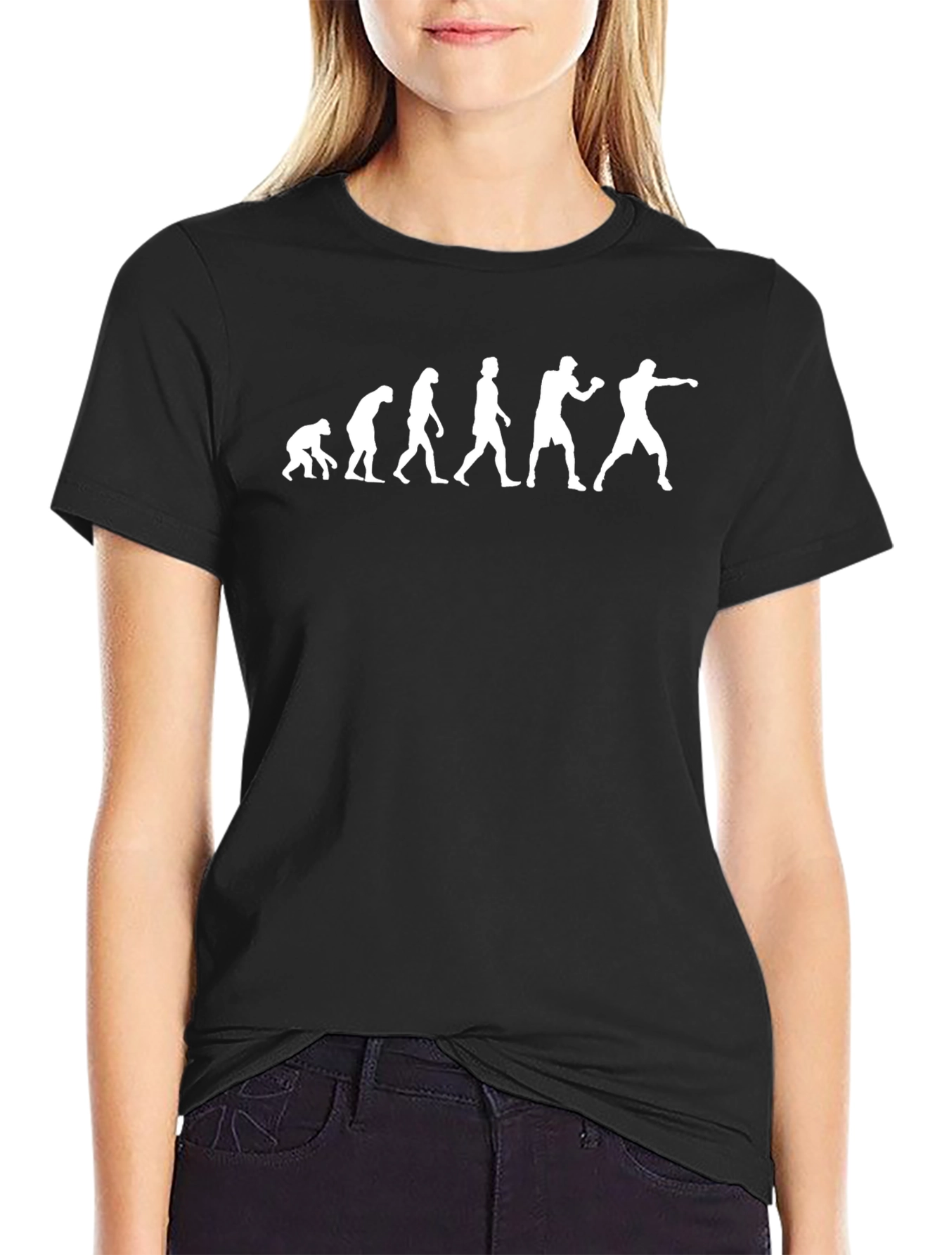 Evolution of Boxing Graphic T-Shirt