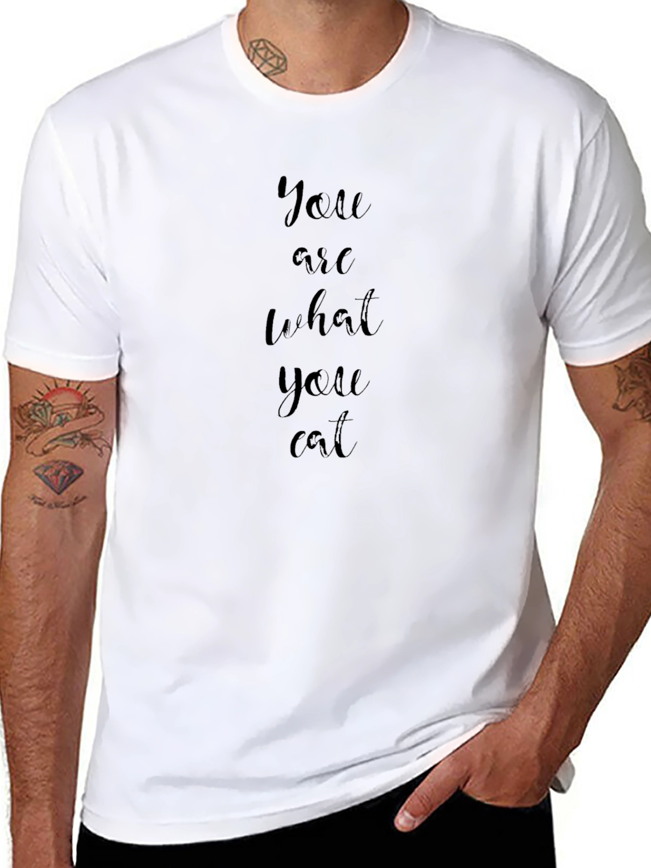 You are What You Eat Black T-Shirt