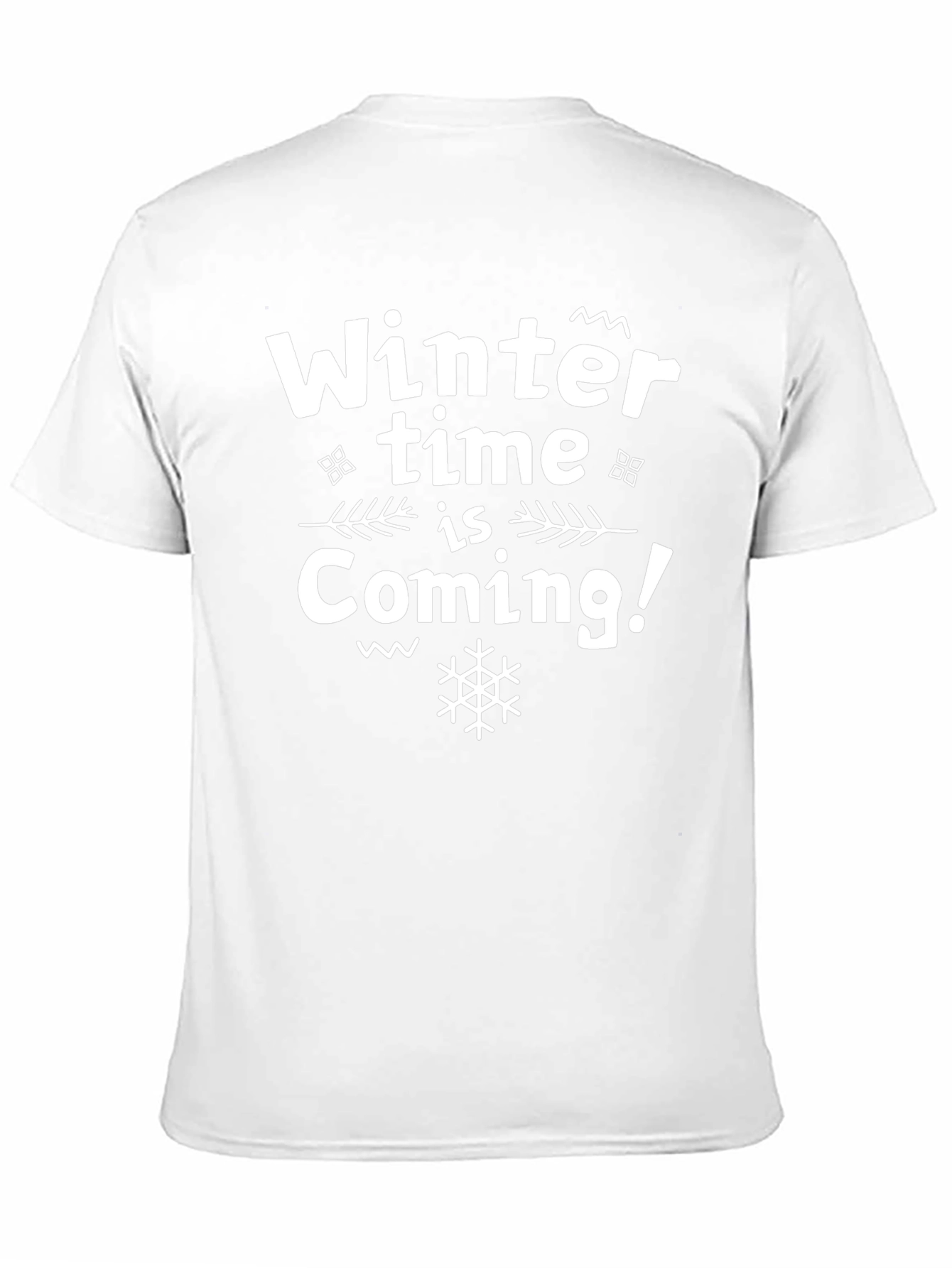 Winter is Coming Black Graphic Tee