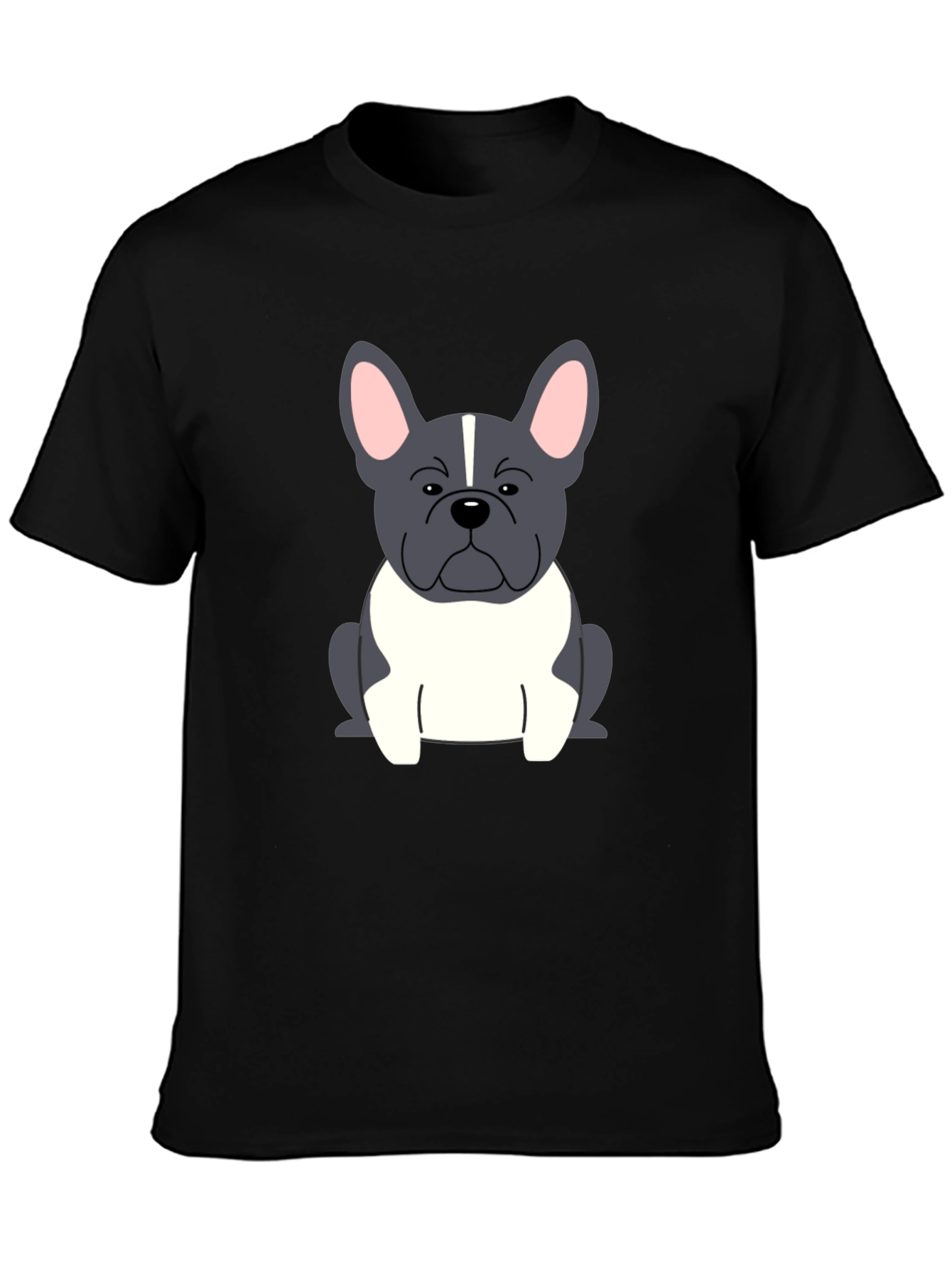 Dog Graphic Tee - French Bulldog Design