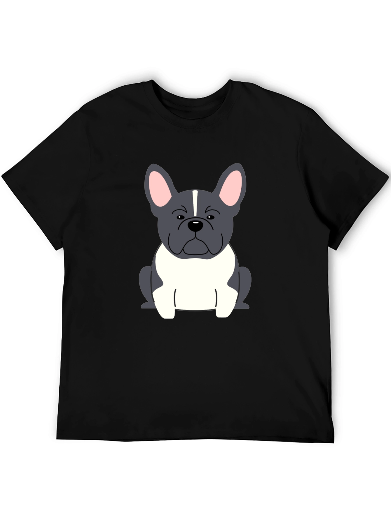 Dog Graphic Tee - French Bulldog Design