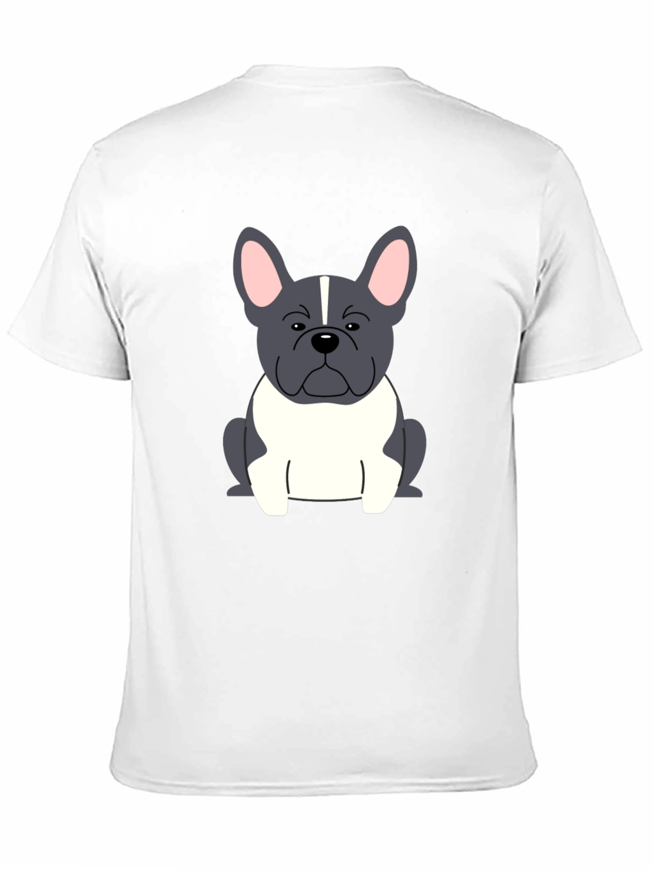 Dog Graphic Tee - French Bulldog Design