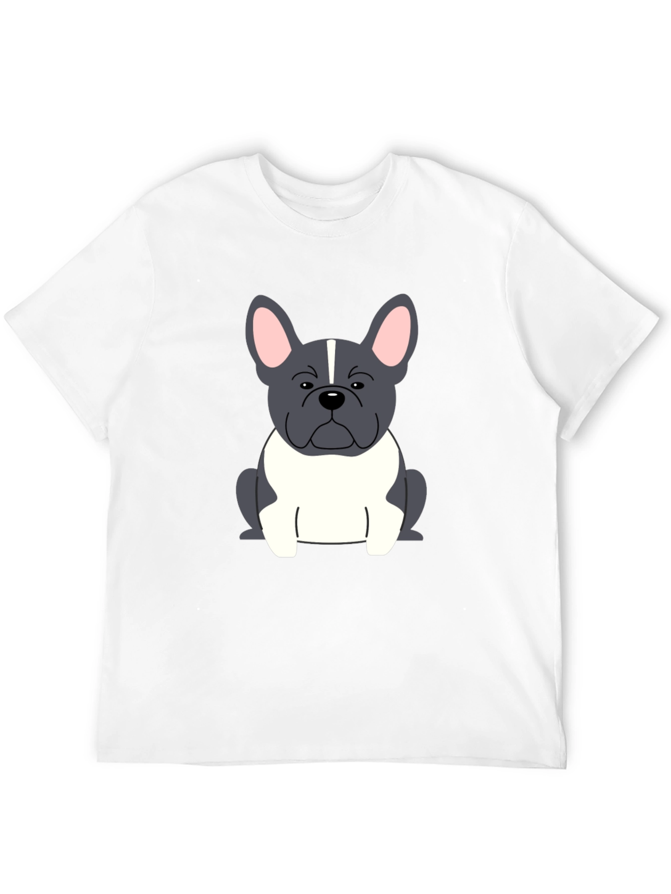 Dog Graphic Tee - French Bulldog Design