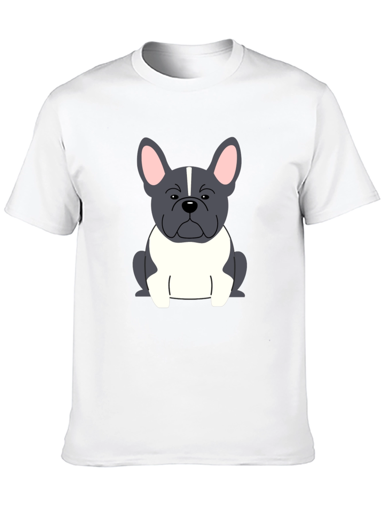 Dog Graphic Tee - French Bulldog Design