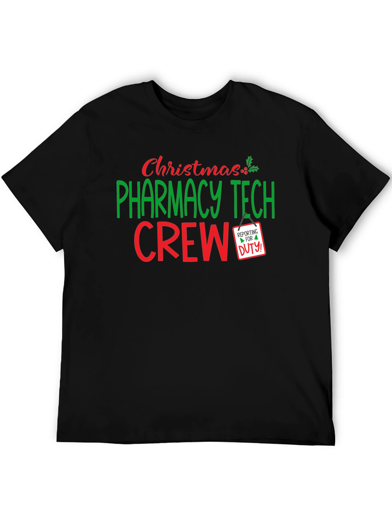 Pharmacy Tech Crew Christmas T-Shirt